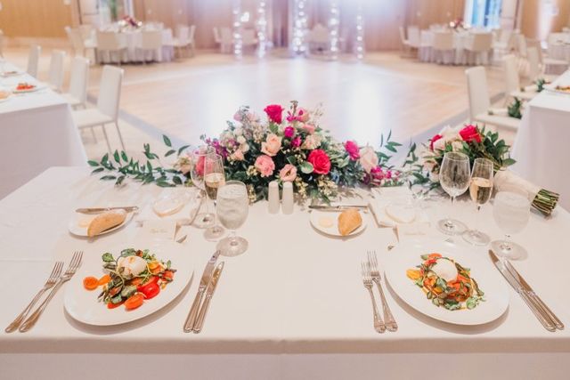 Featured photo from Experience this Fuchsia Wedding with a Dramatic Staircase and Modern Ballroom in Tampa