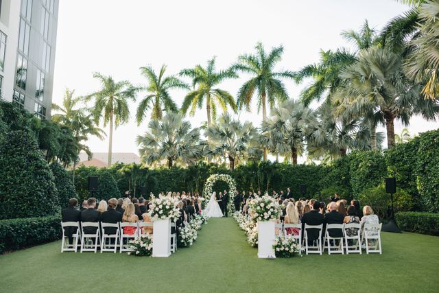 Featured photo from A Classic Wedding Featuring Palm-Lined Gardens and an Elegant Ballroom in West Palm Beach