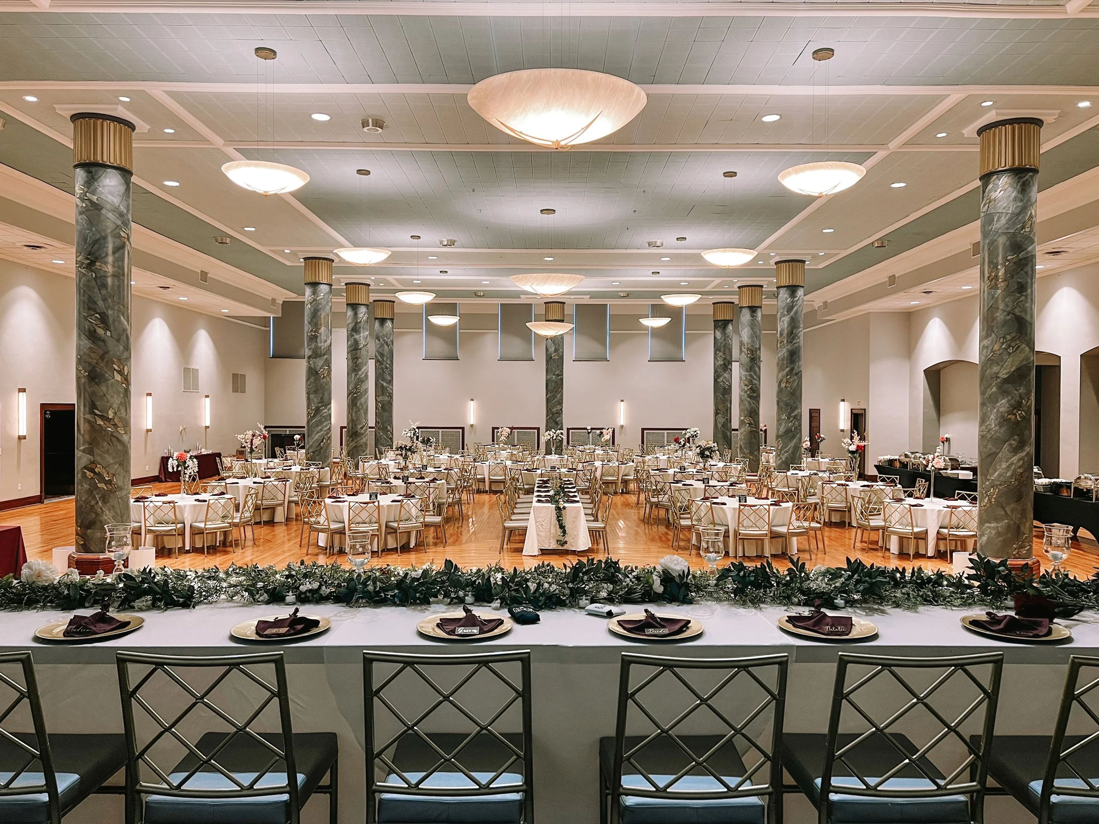 Dahl Grand Banquet Room, an event space at Scottish Rite Consistory