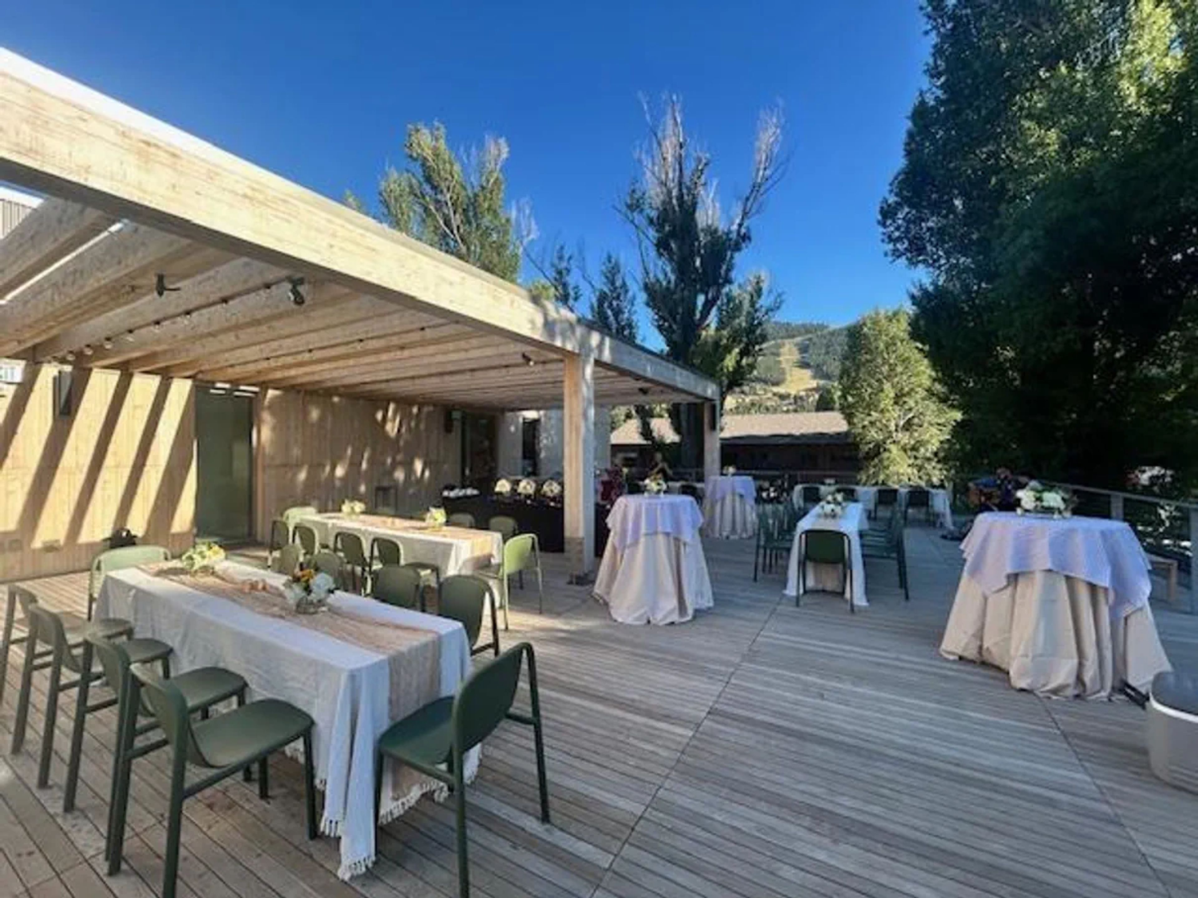 Rooftop Deck, an event space at Jackson Hole History Museum