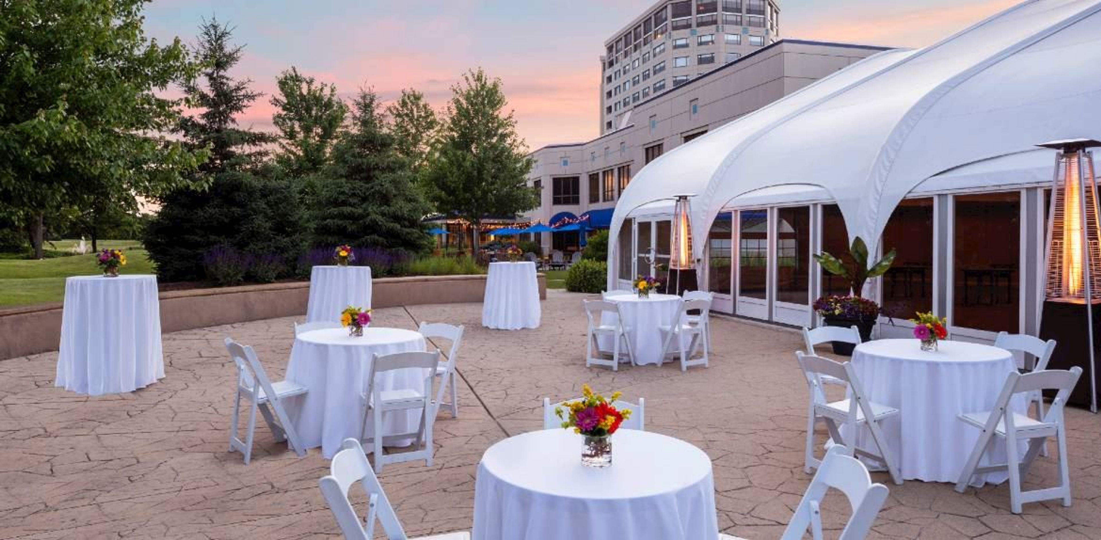 Marquis Pavilion, an event space at Hilton Chicago/Oak Brook Hills Resort & Conference Center