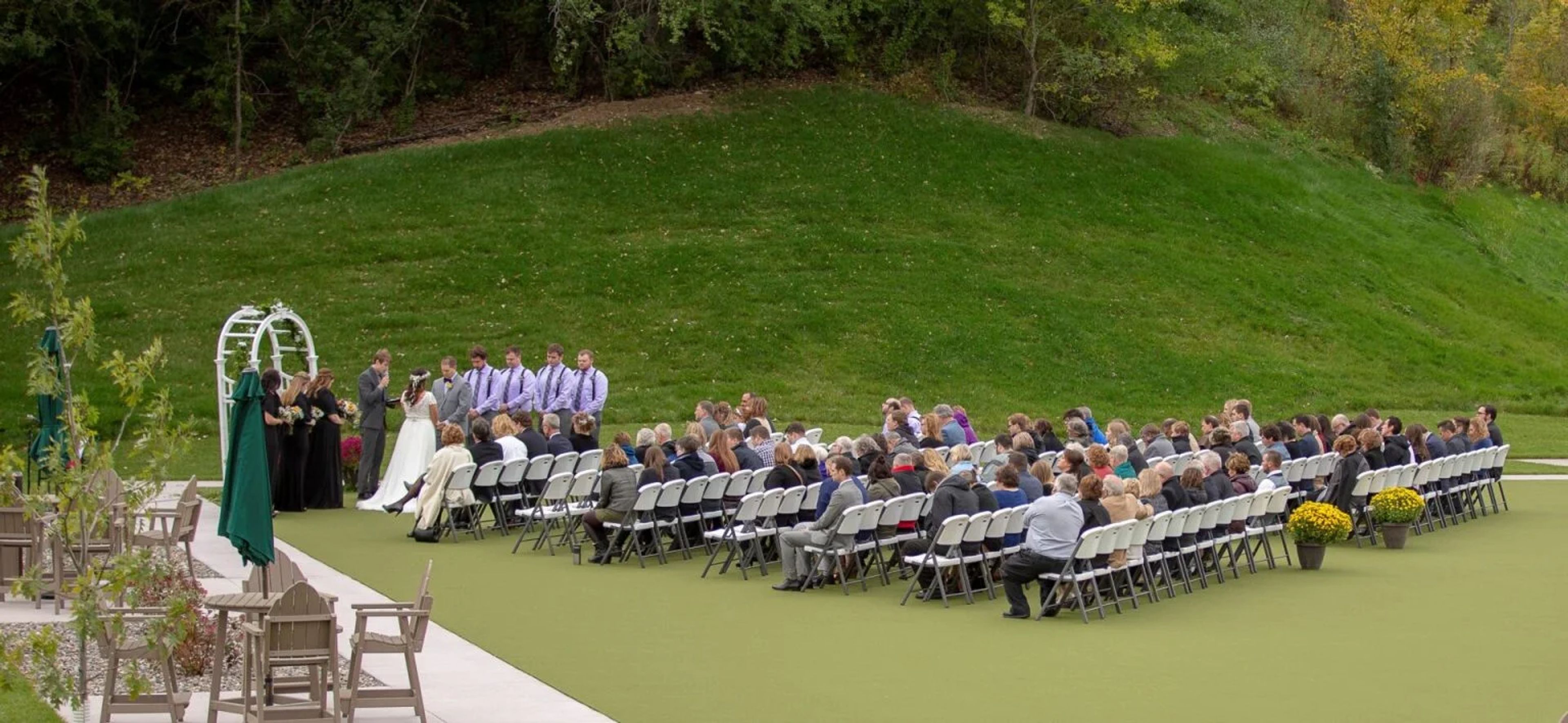 The Courtyard at Braemar, an event space at Braemar Golf Course