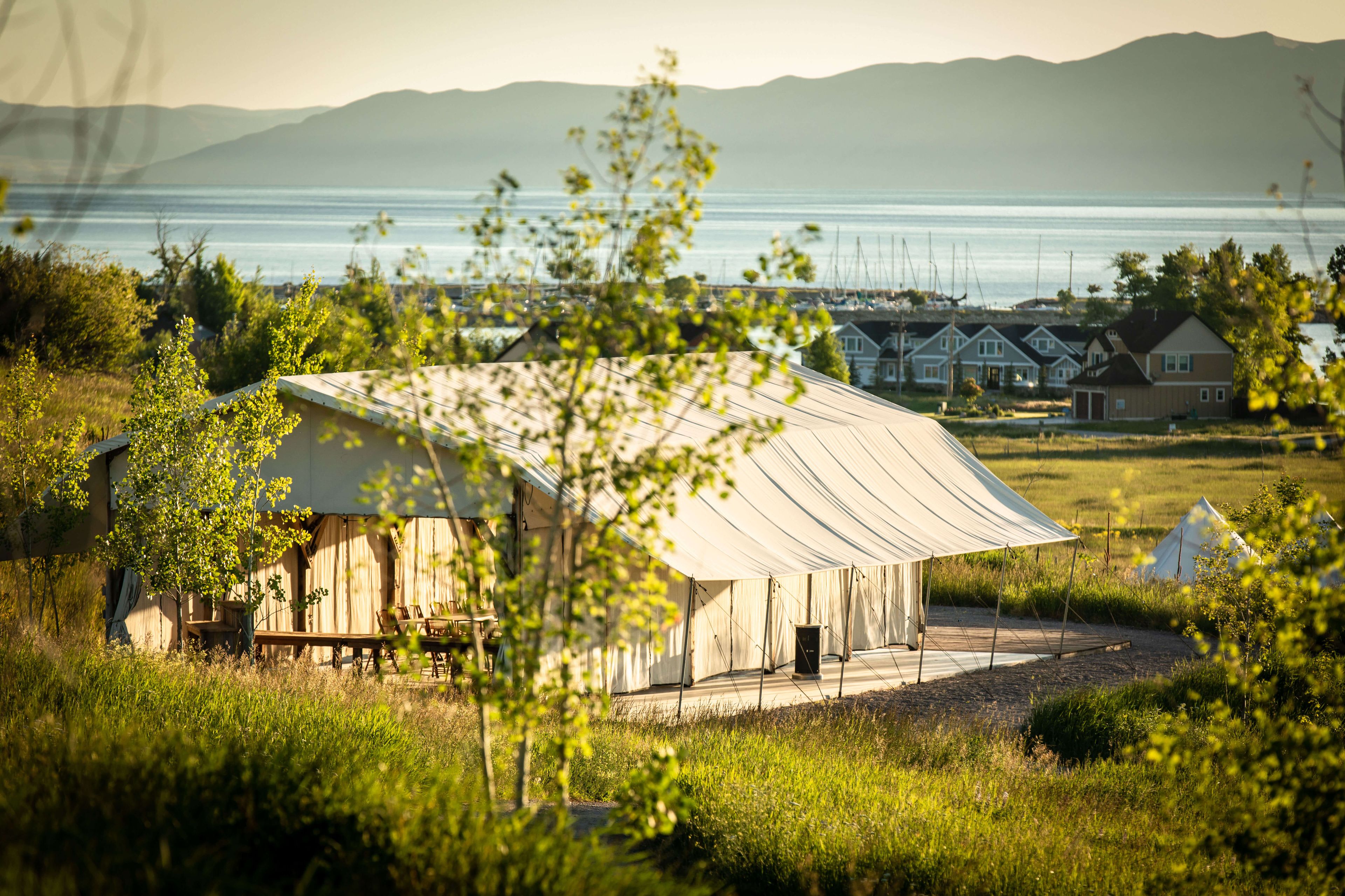 Event Tent, an event space at Conestoga Ranch Glamping Resort