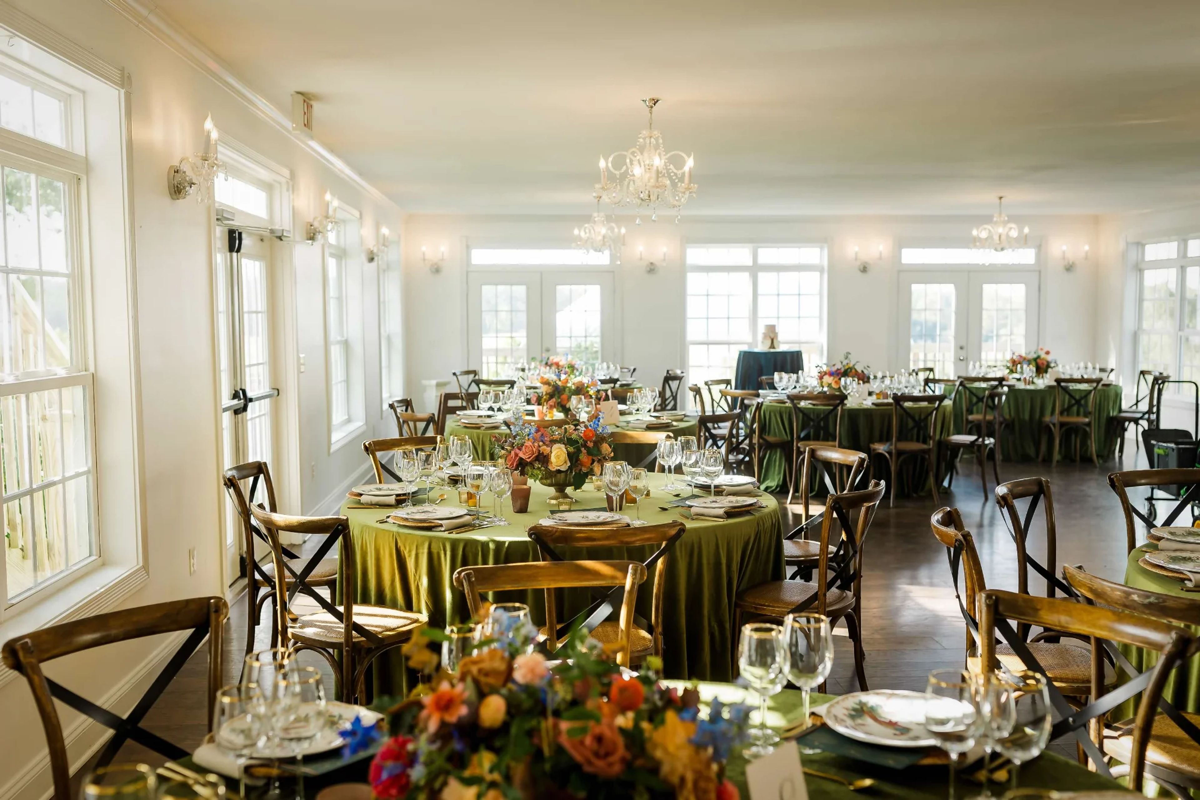 The Ballroom, an event space at Rixey Manor