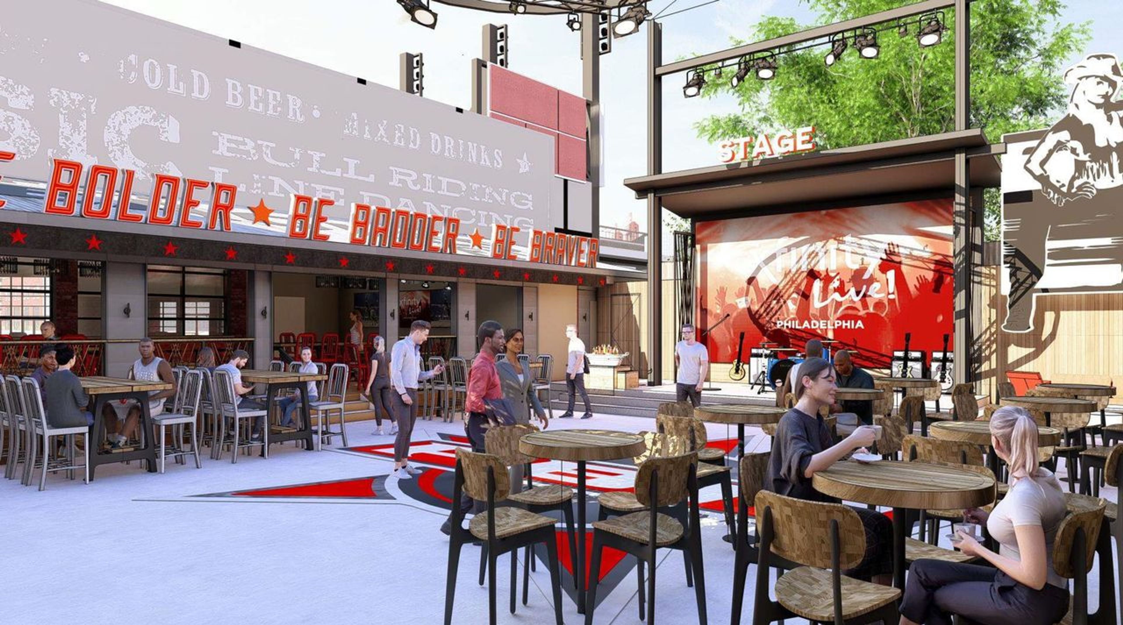 PBR Philly, an event space at Stateside Live!