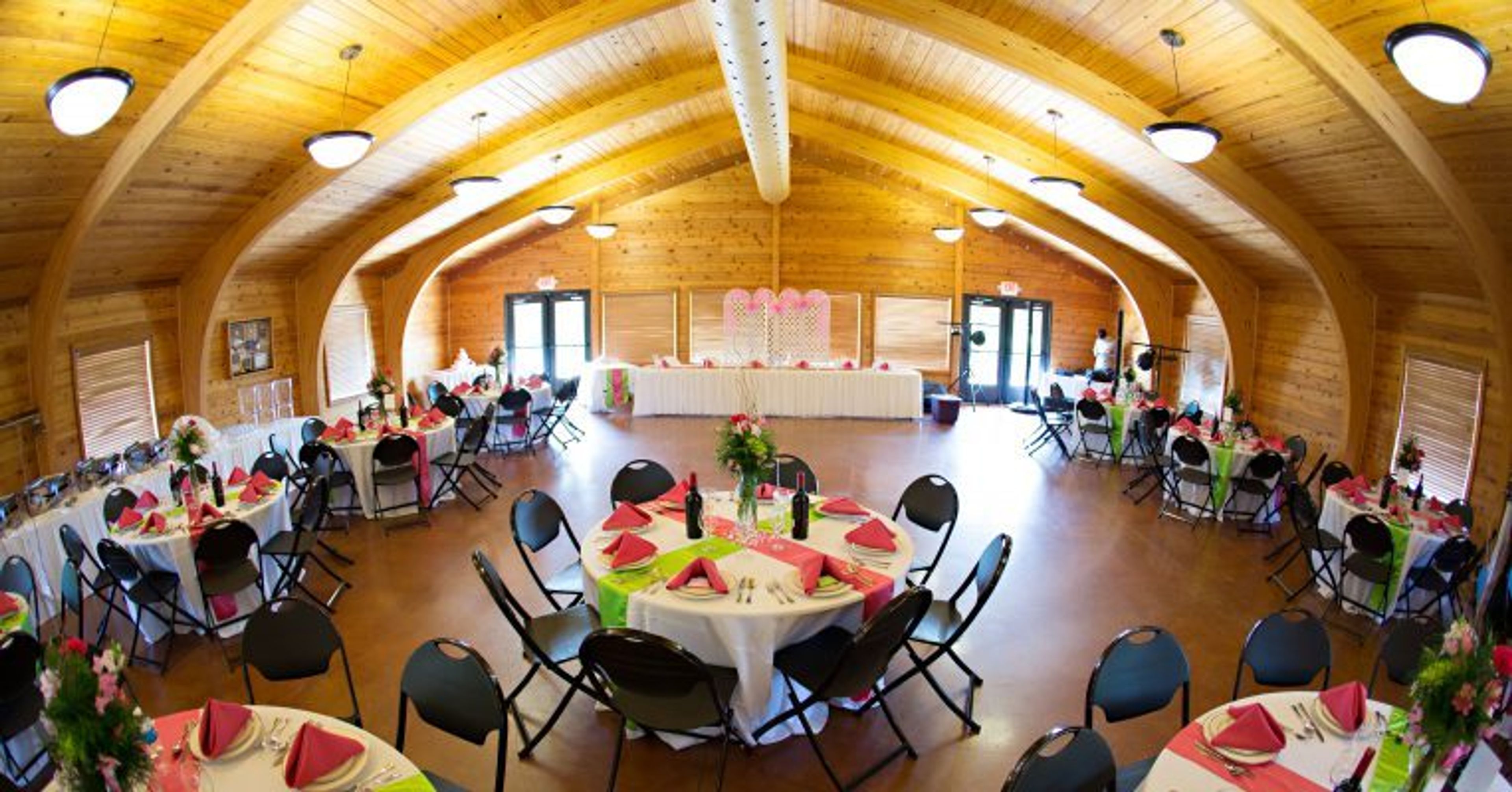 Riechmann Indoor Pavilion, an event space at Riechmann Pavilion at Stephens Lake Park
