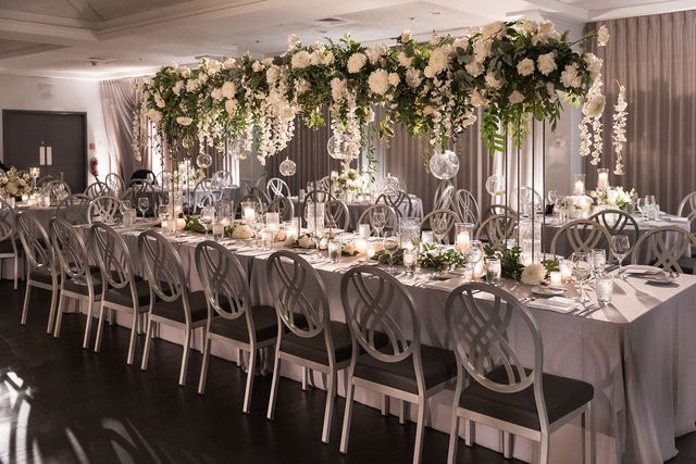 Featured photo from Experience This Elegant Wedding in Riverwoods with a Floral-Draped Chuppah and Candlelit Aisle