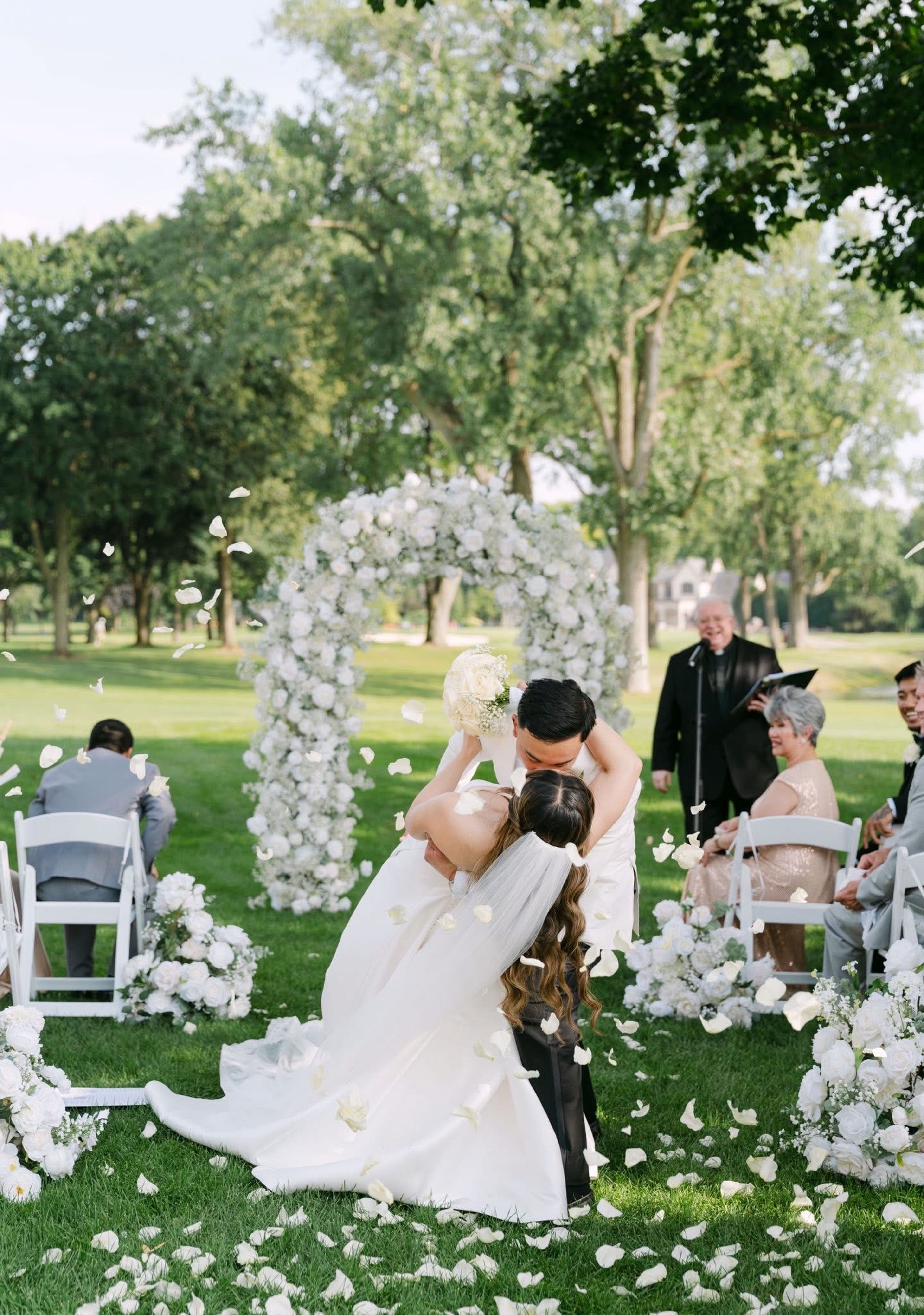 Outdoor Ceremony Area, an event space at Rolling Green Country Club