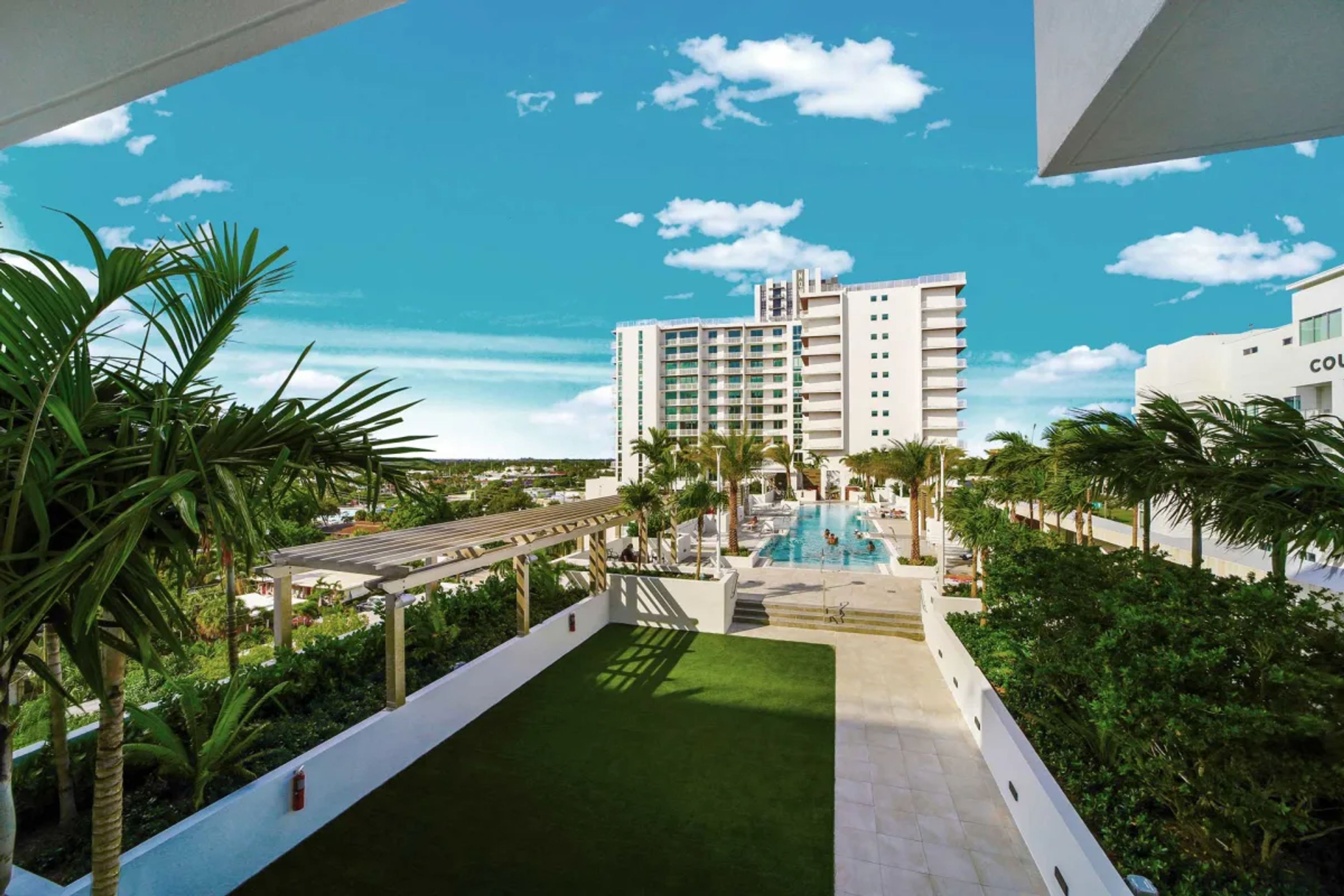The Quantum Green, an event space at Quantum At Flagler Village