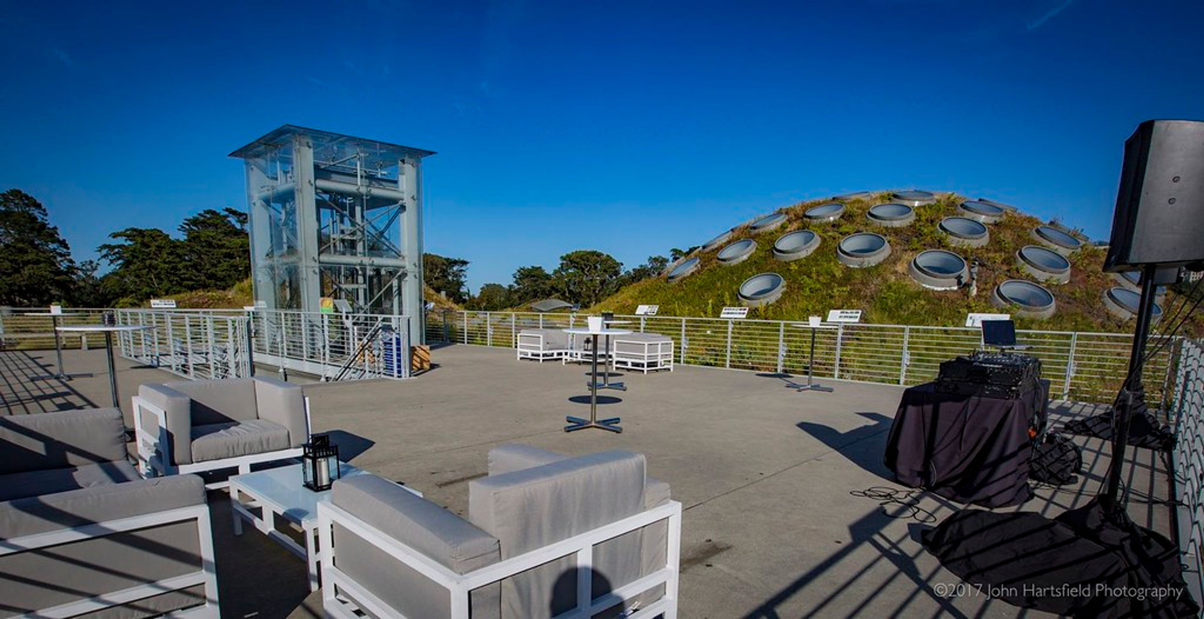 Living Roof, an event space at California Academy of Sciences