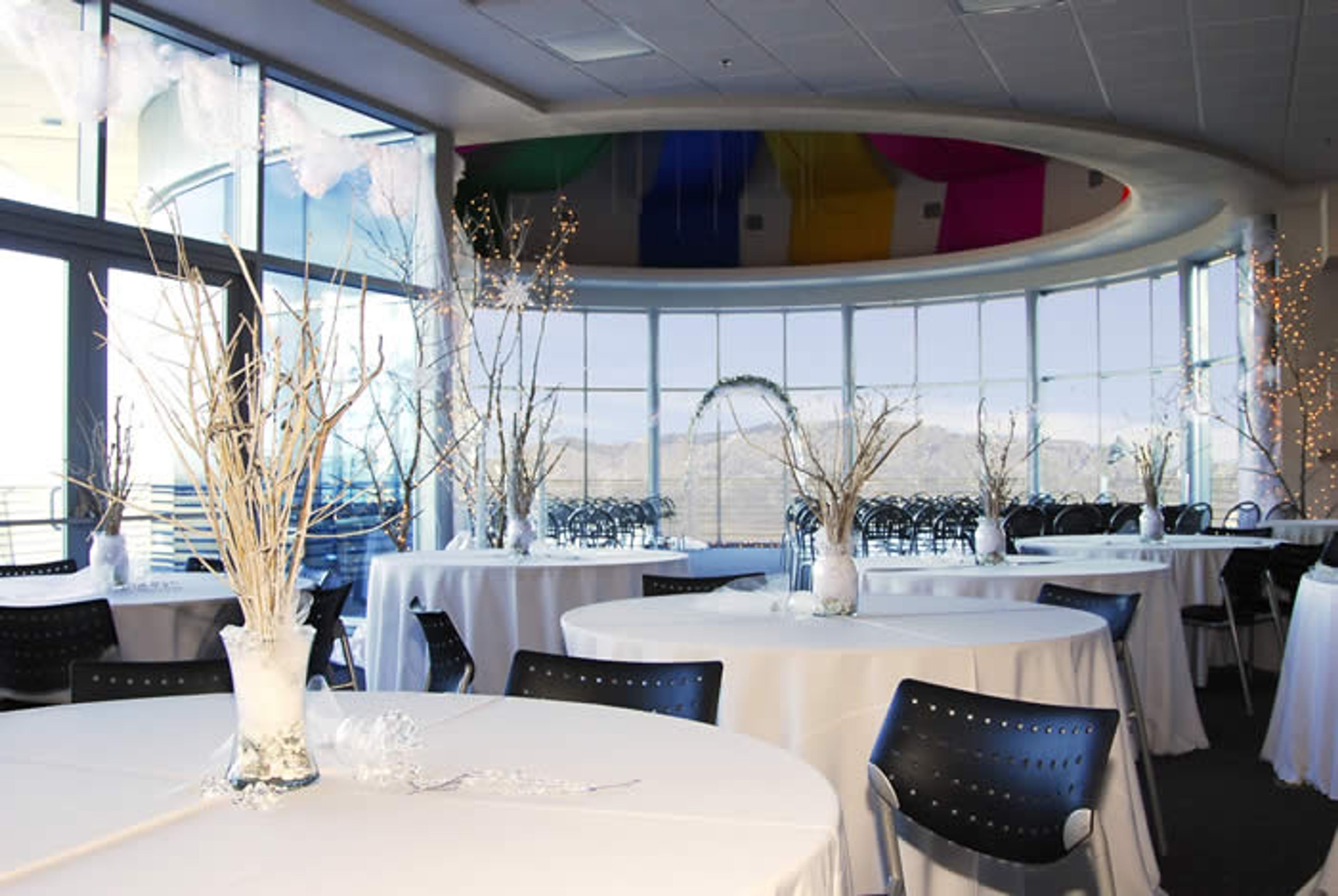 Pugash Hall, an event space at Albuquerque Balloon Museum