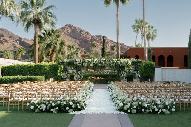 Featured photo from Step Into This Refined Wedding with Floral-Lined Aisles and Chandelier-Lit Dining at Omni Montelucia