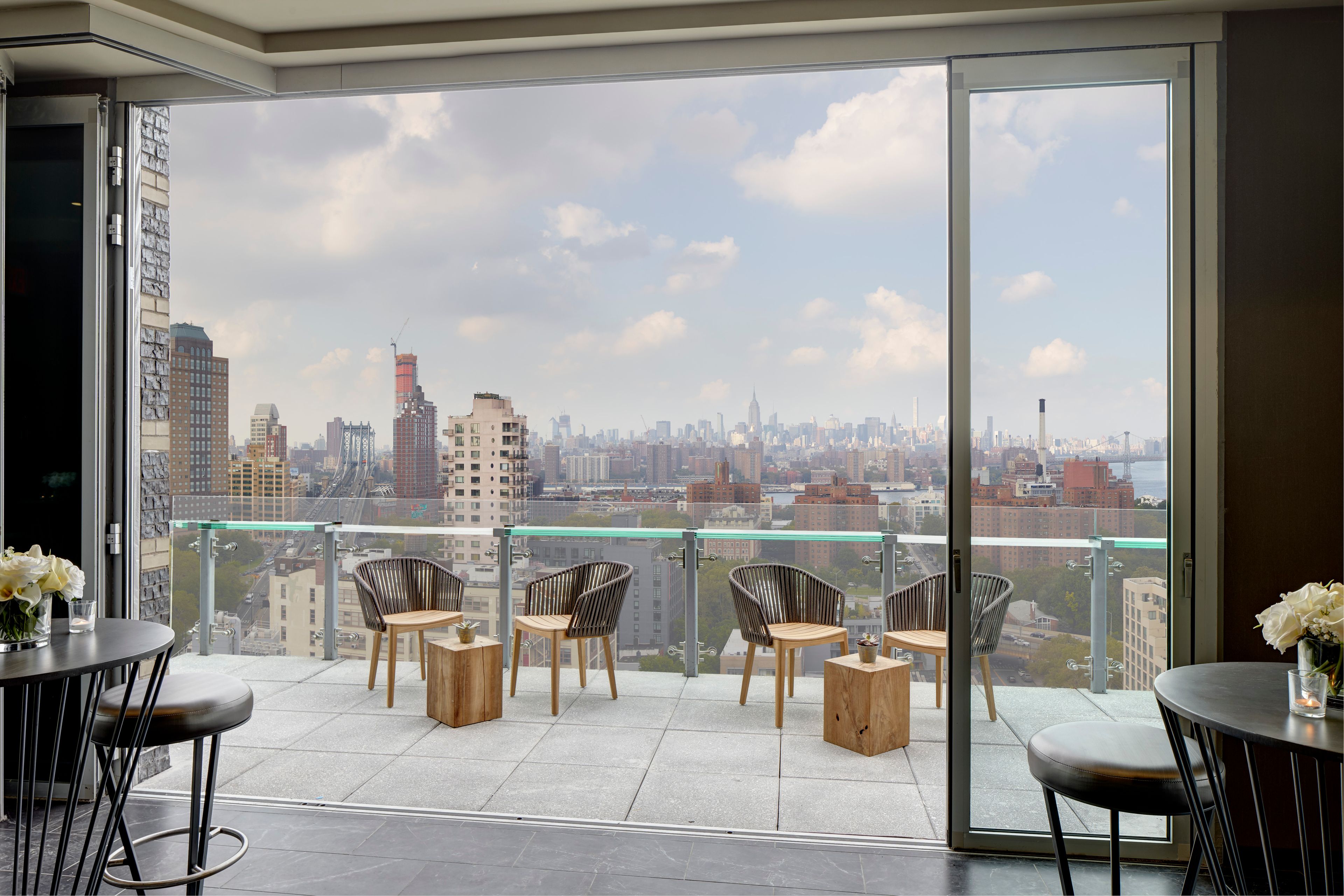 Skyline Terrace, an event space at Hampton Inn Brooklyn/Downtown