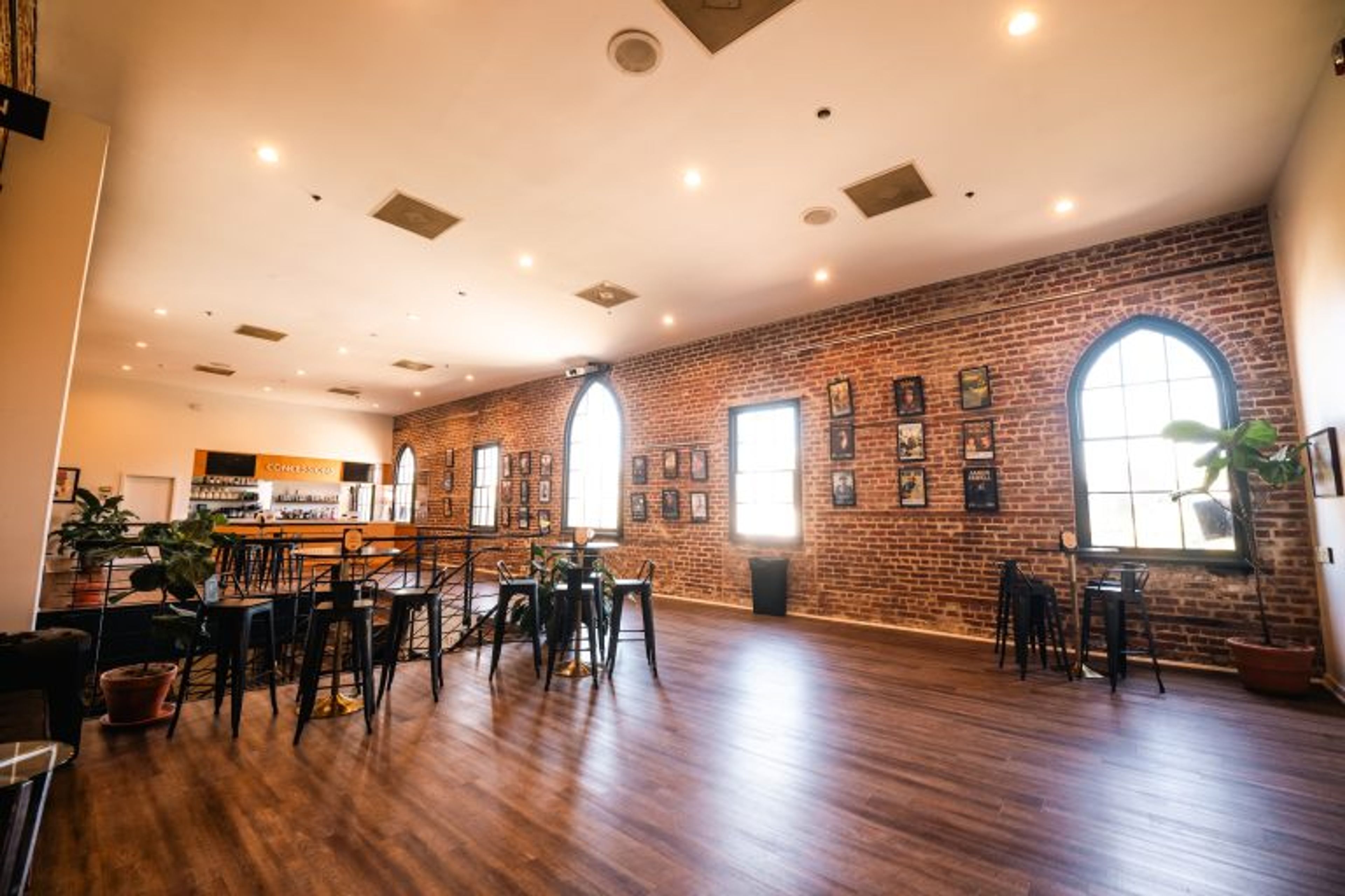 Upstairs Lobby, an event space at The Charleston Music Hall