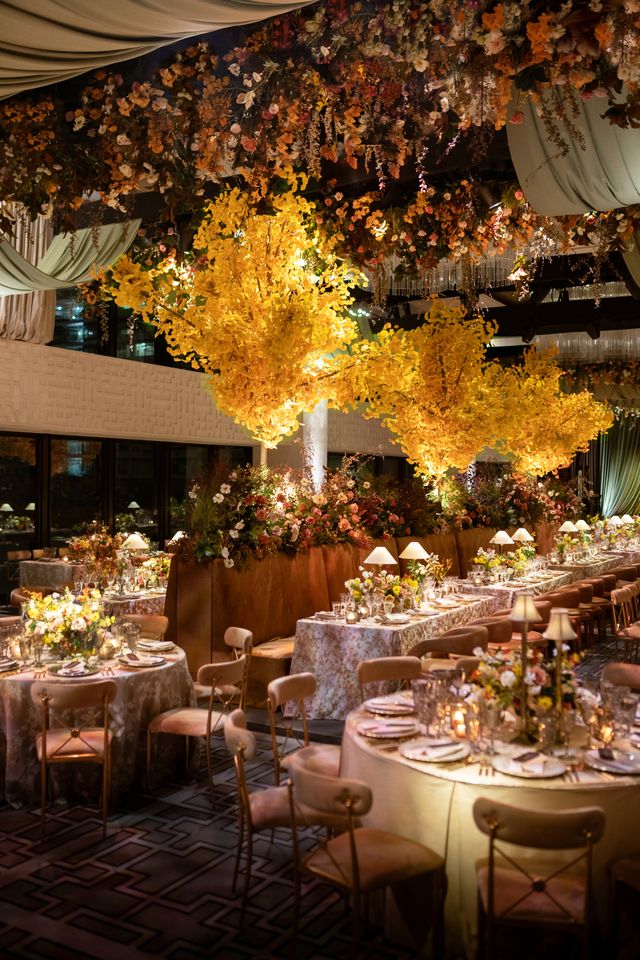 Featured photo from Suspended Floral Installation Wedding at The Langham Chicago