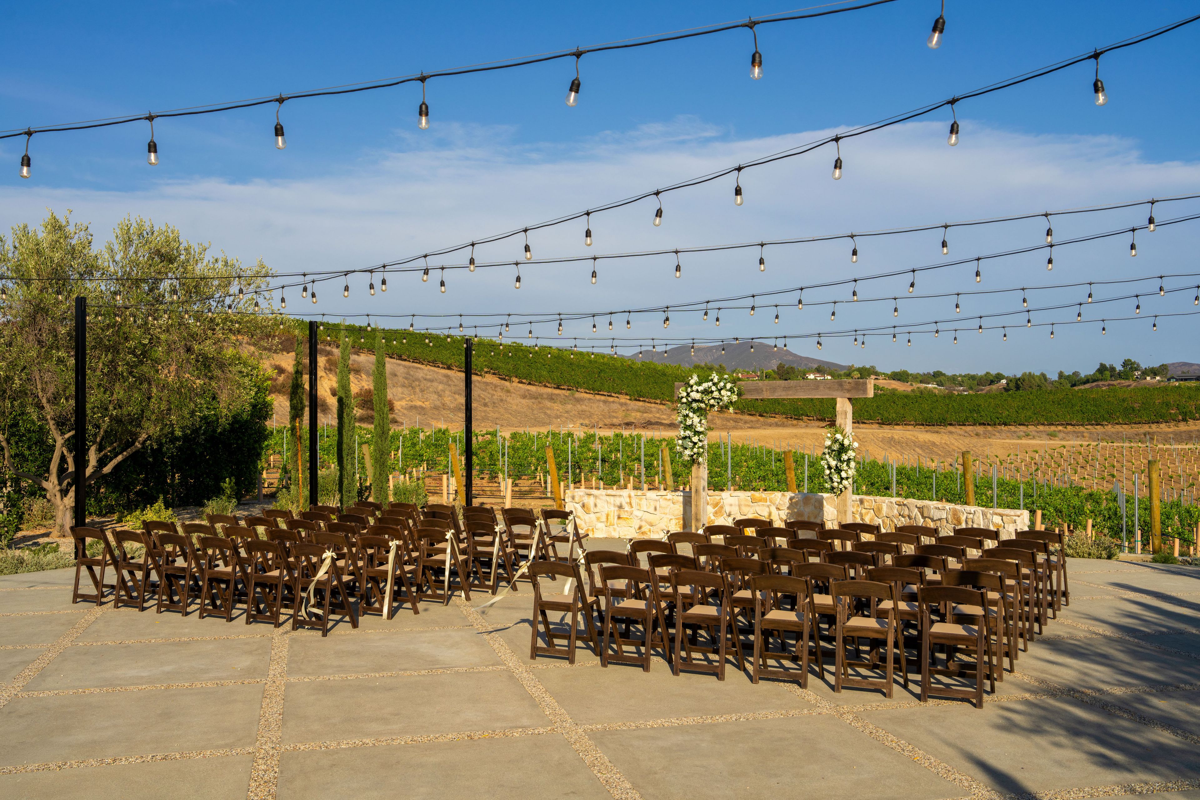 Ceremony Lawn, an event space at Truffle Pig Winery by Wedgewood Weddings