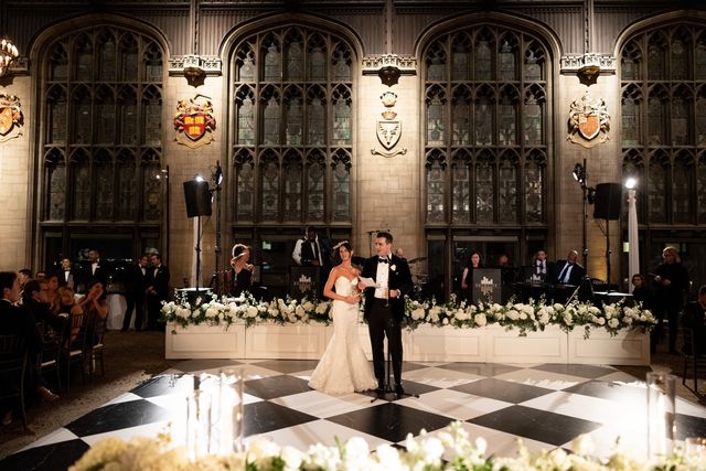 Featured photo from Inside This Elegant Wedding with Singalong-Worthy Vocals and Musical Highlights at The University Club of Chicago