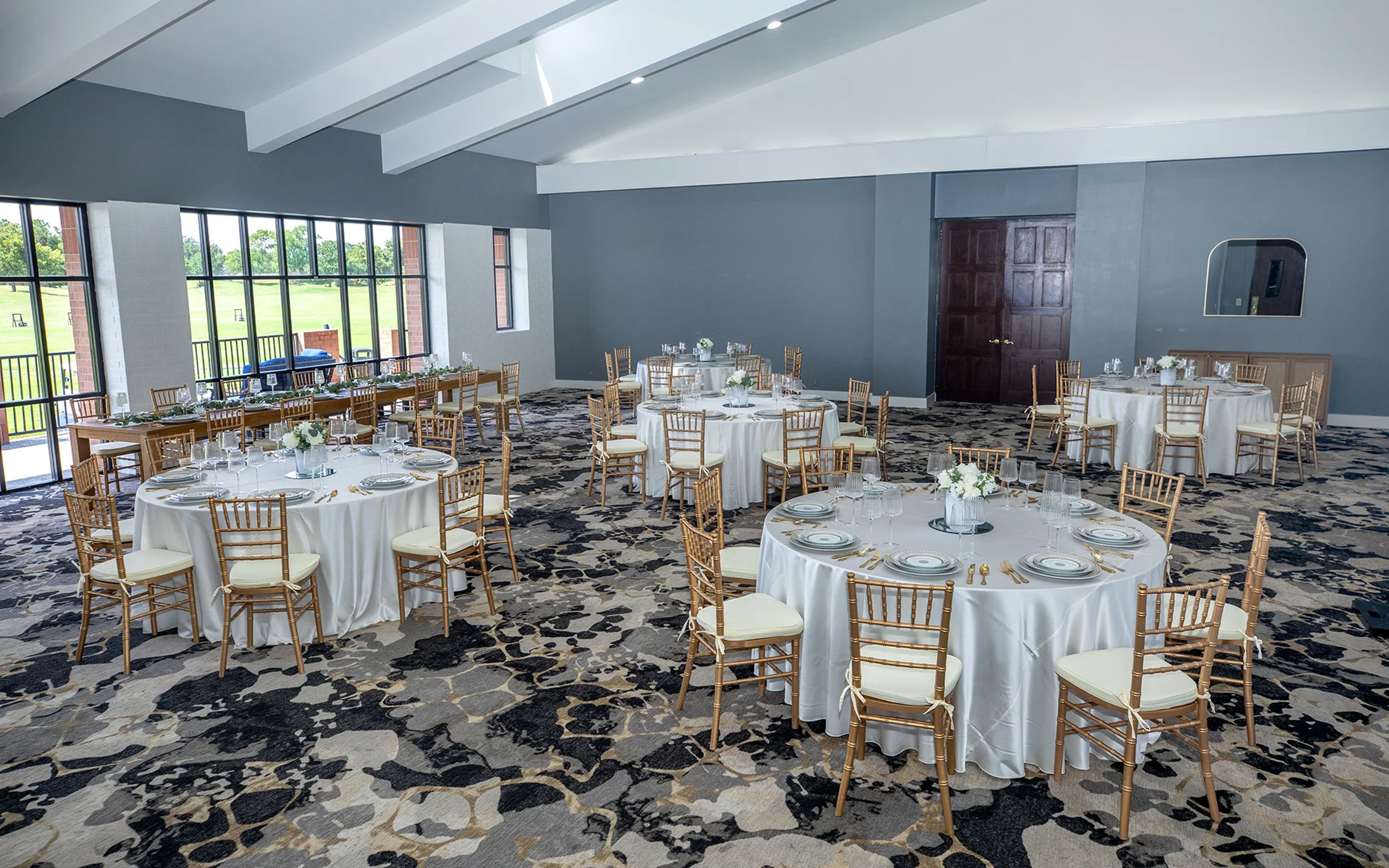 The Indoor Ballroom, an event space at The Club at Falcon Point