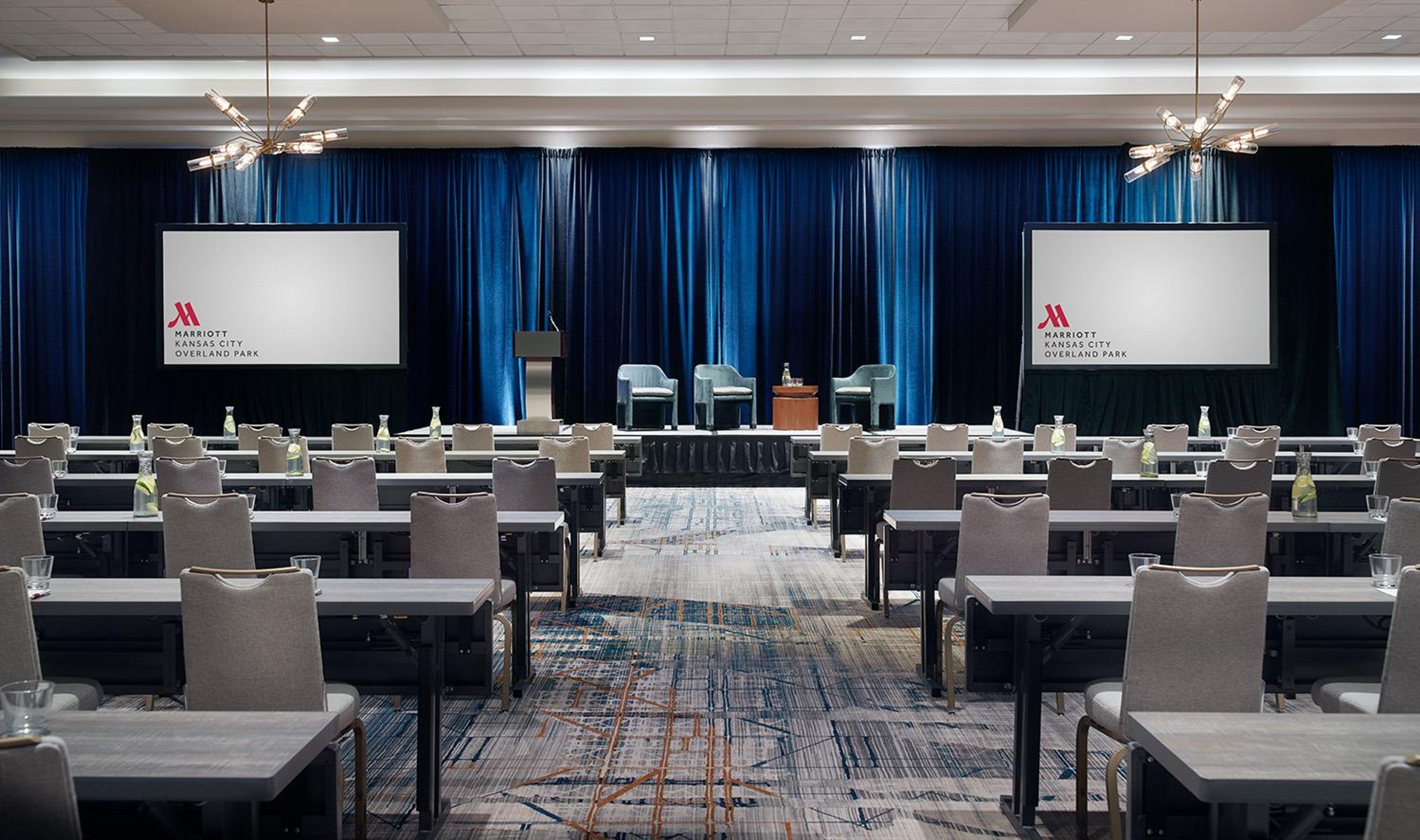 Great Plains Ballroom, an event space at Marriott Kansas City Overland Park