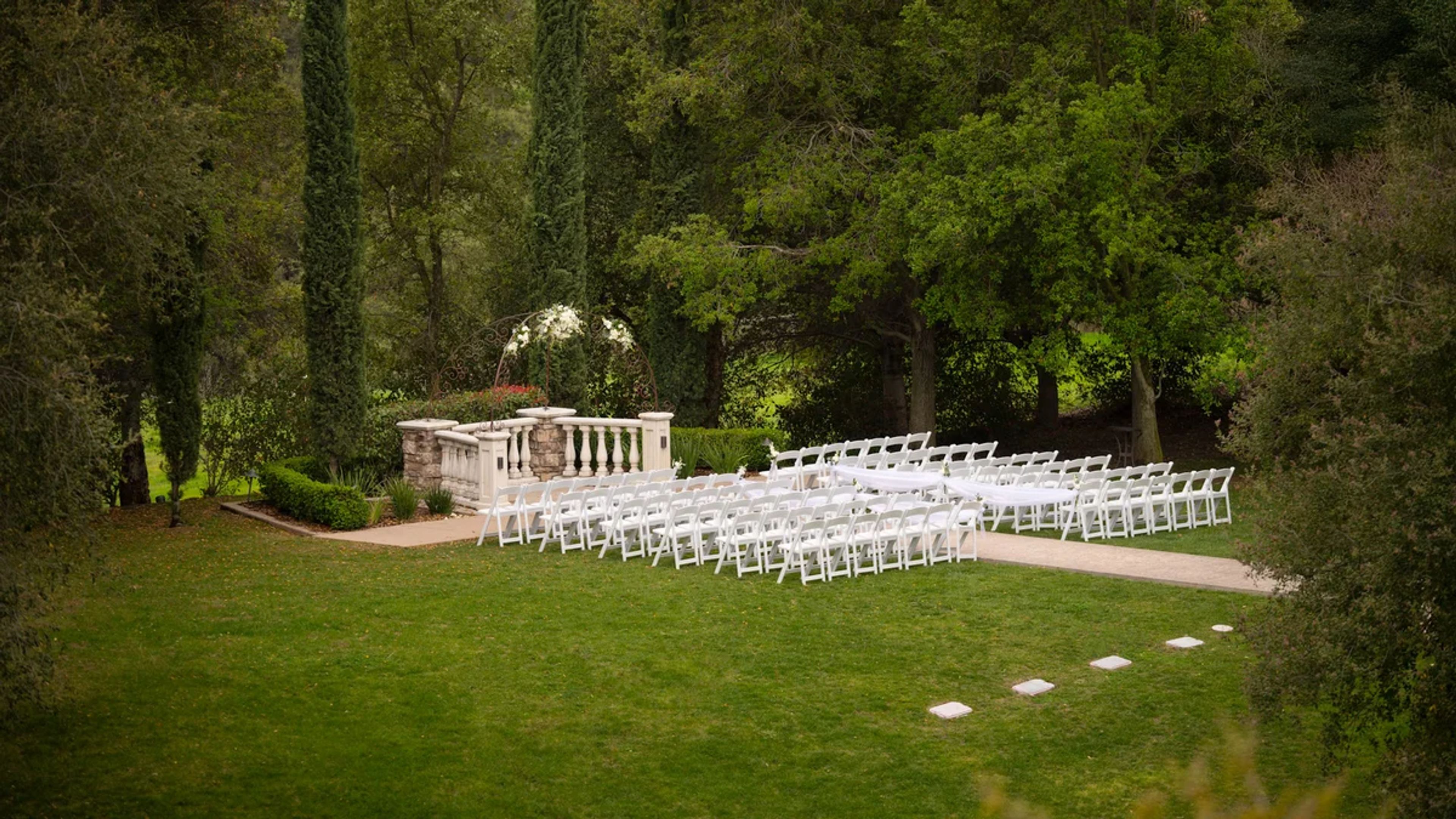 Outdoor Ceremony Lawn / Garden Site, an event space at Vellano Estate by Wedgewood Weddings