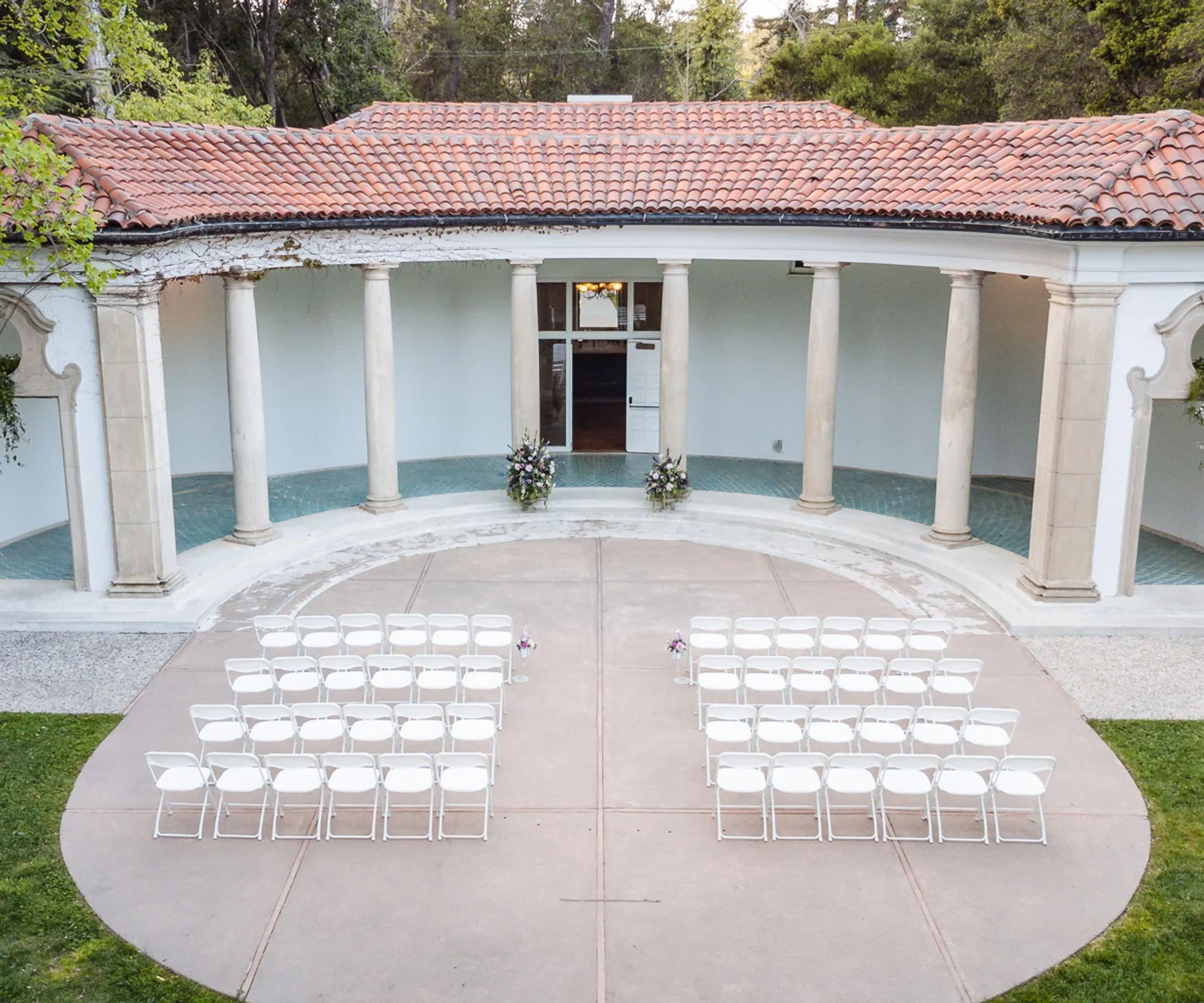Pavilion / Garden Ceremony Site, an event space at Hacienda de las Flores by Wedgewood Weddings