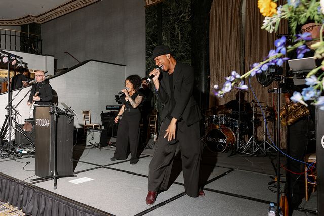 Featured photo from See This Elegant Wedding at InterContinental Chicago Featuring Live Music and Colorful Floral Details