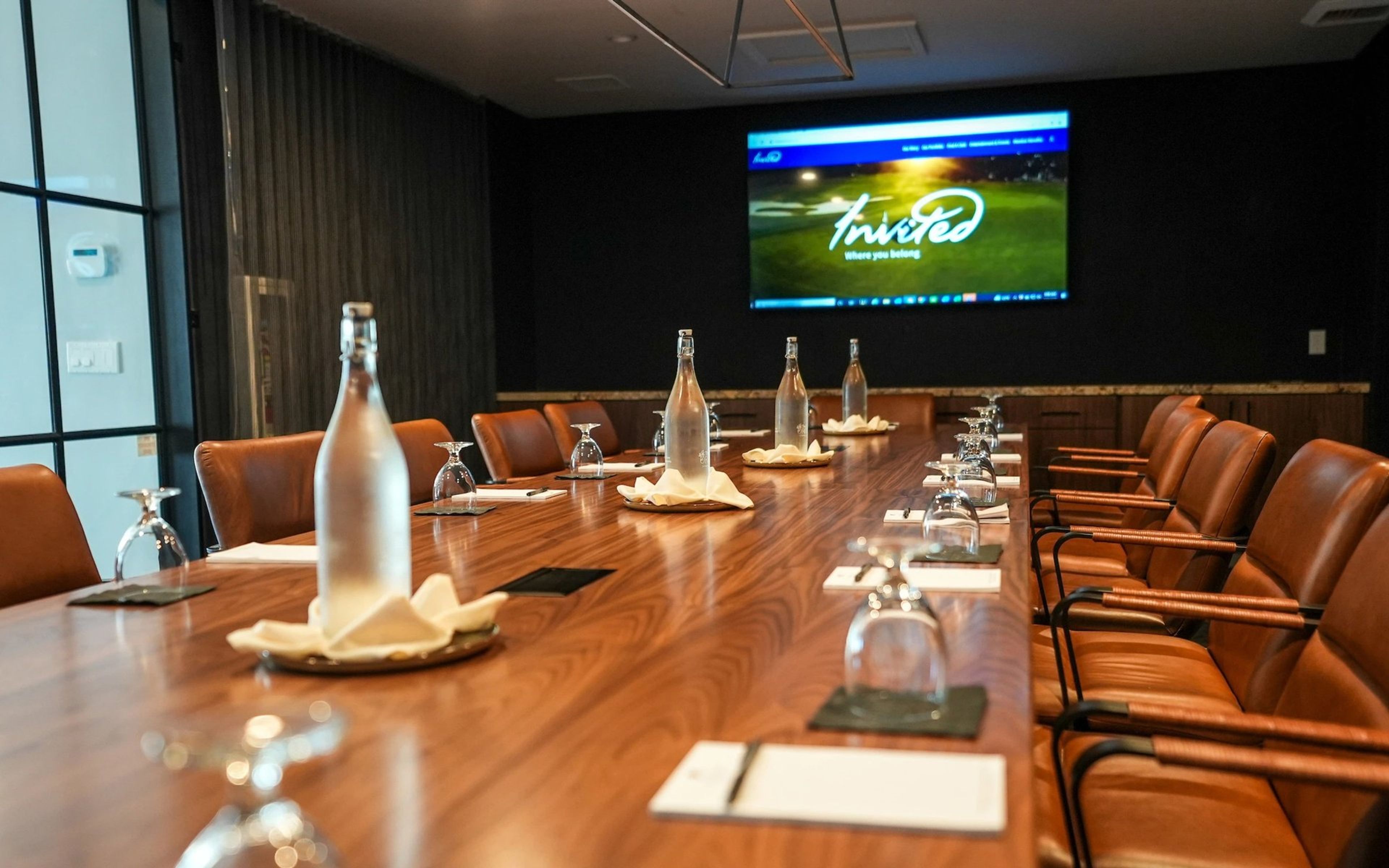 The Winery (Glass Boardroom), an event space at Porter Valley Country Club