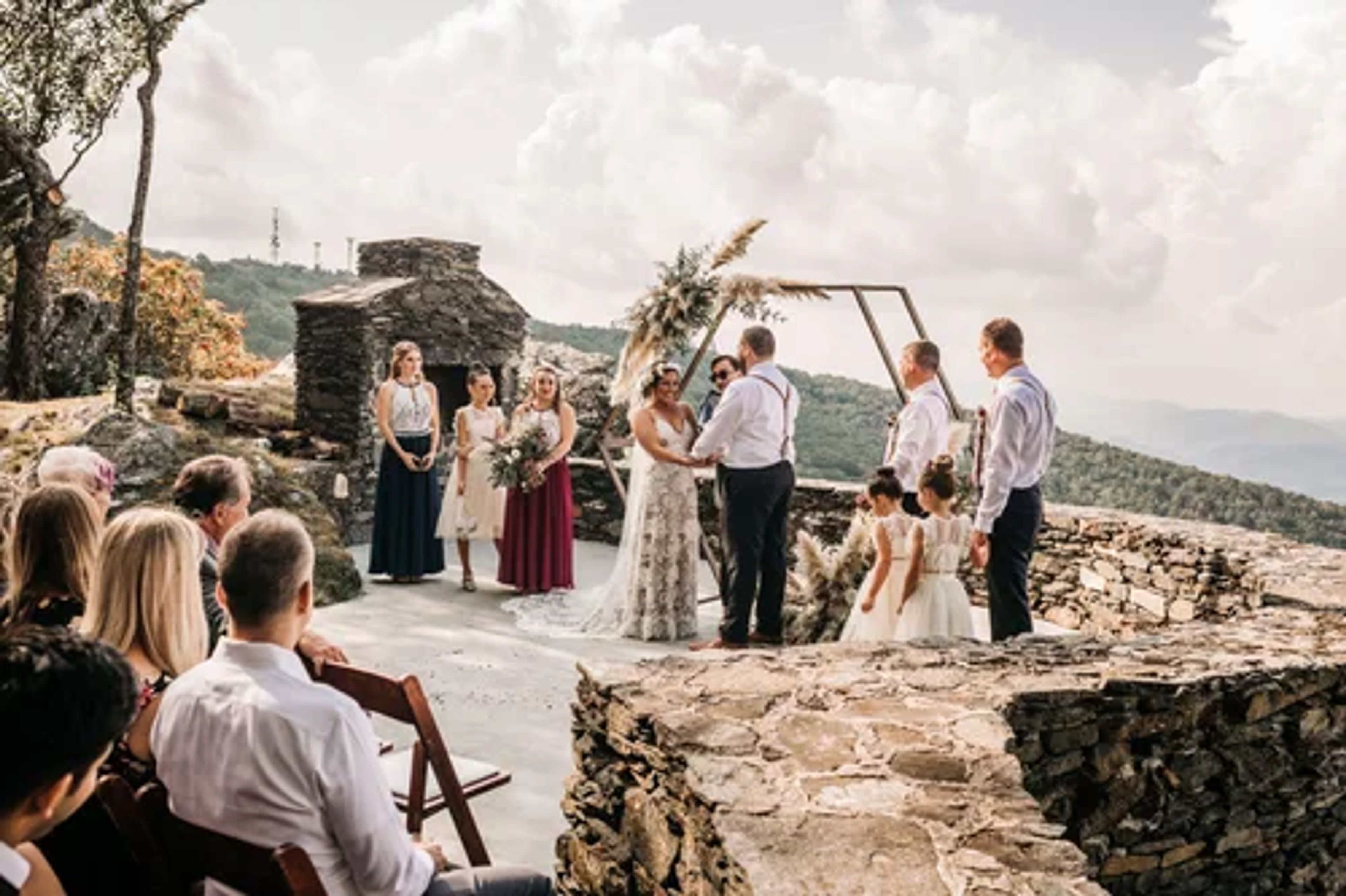 The Cliffside Terrace, an event space at Twickenham House & Hall
