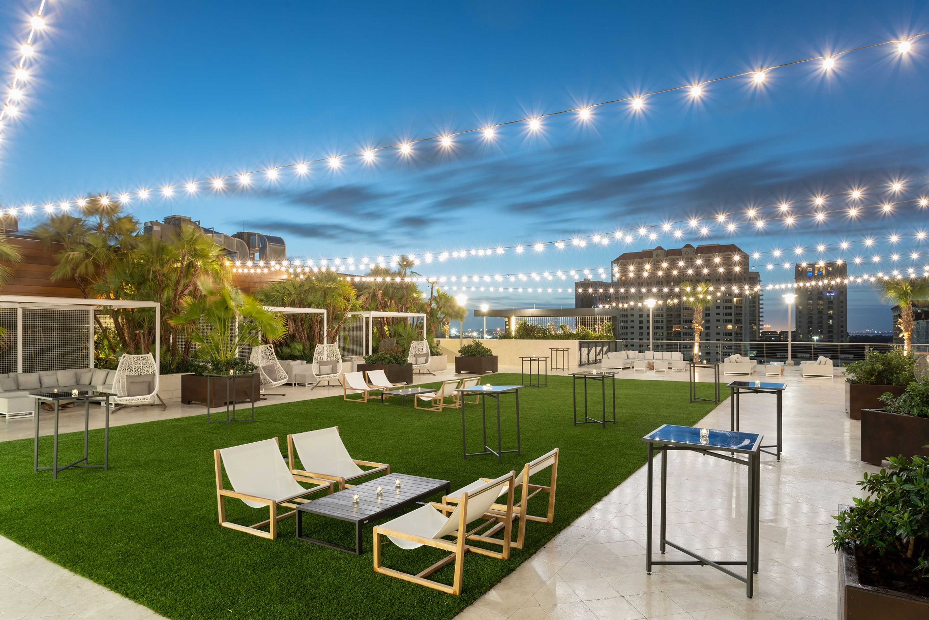 Sixth Floor Event Lawn | JW Marriott Tampa Water Street, an event space at JW Marriott & Tampa Marriott Water Street