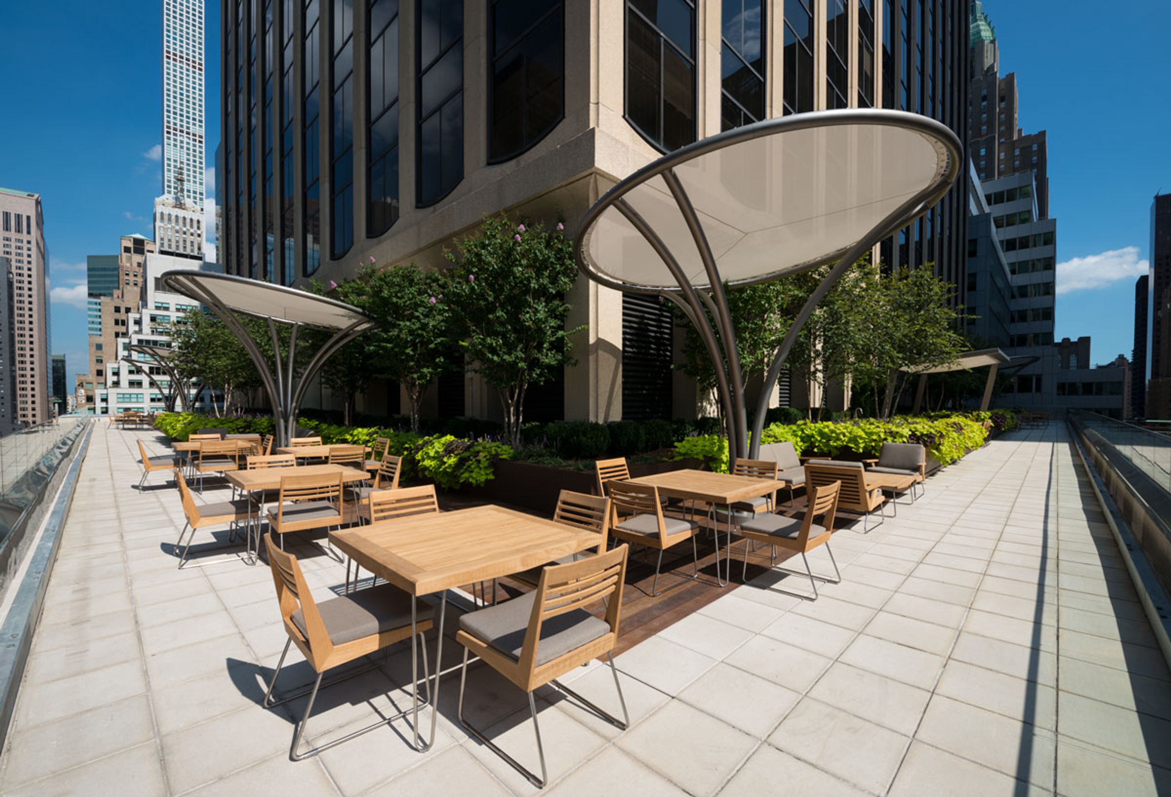 Terrace Garden, an event space at Oasis at 437 Madison Avenue