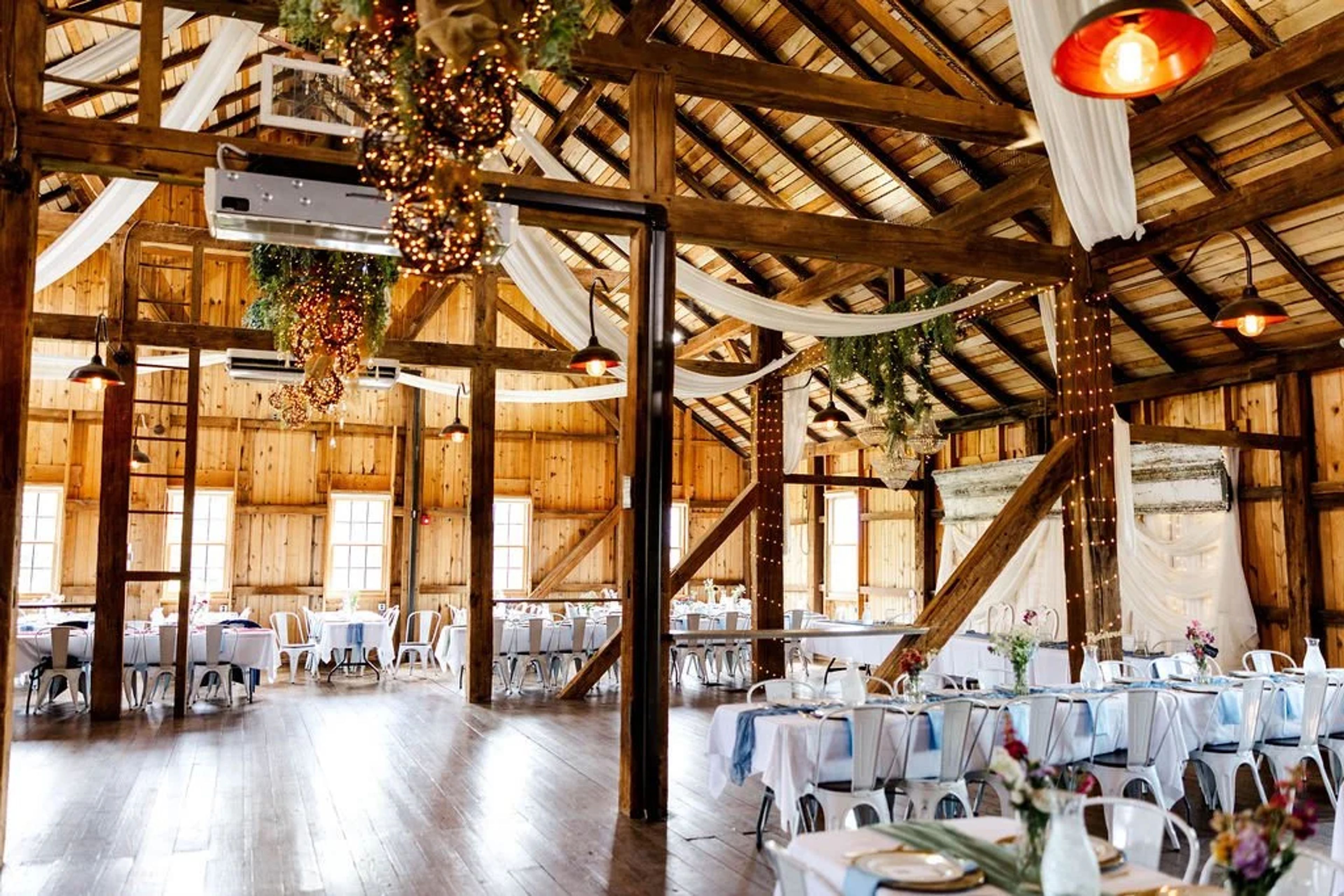 Rustic Barn, an event space at Peacock Ridge