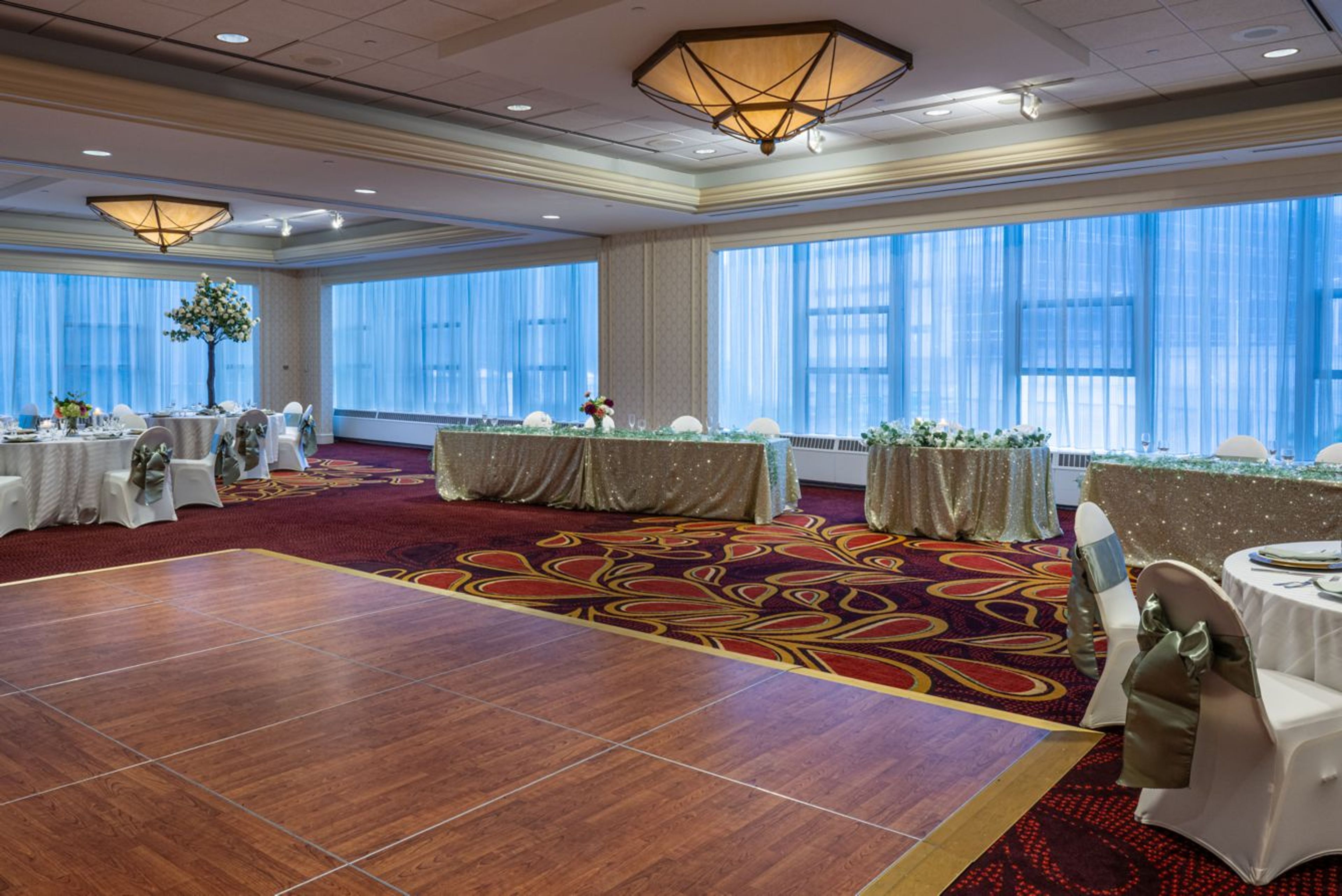 Grand Ballroom, an event space at Marriott Pittsburgh City Center