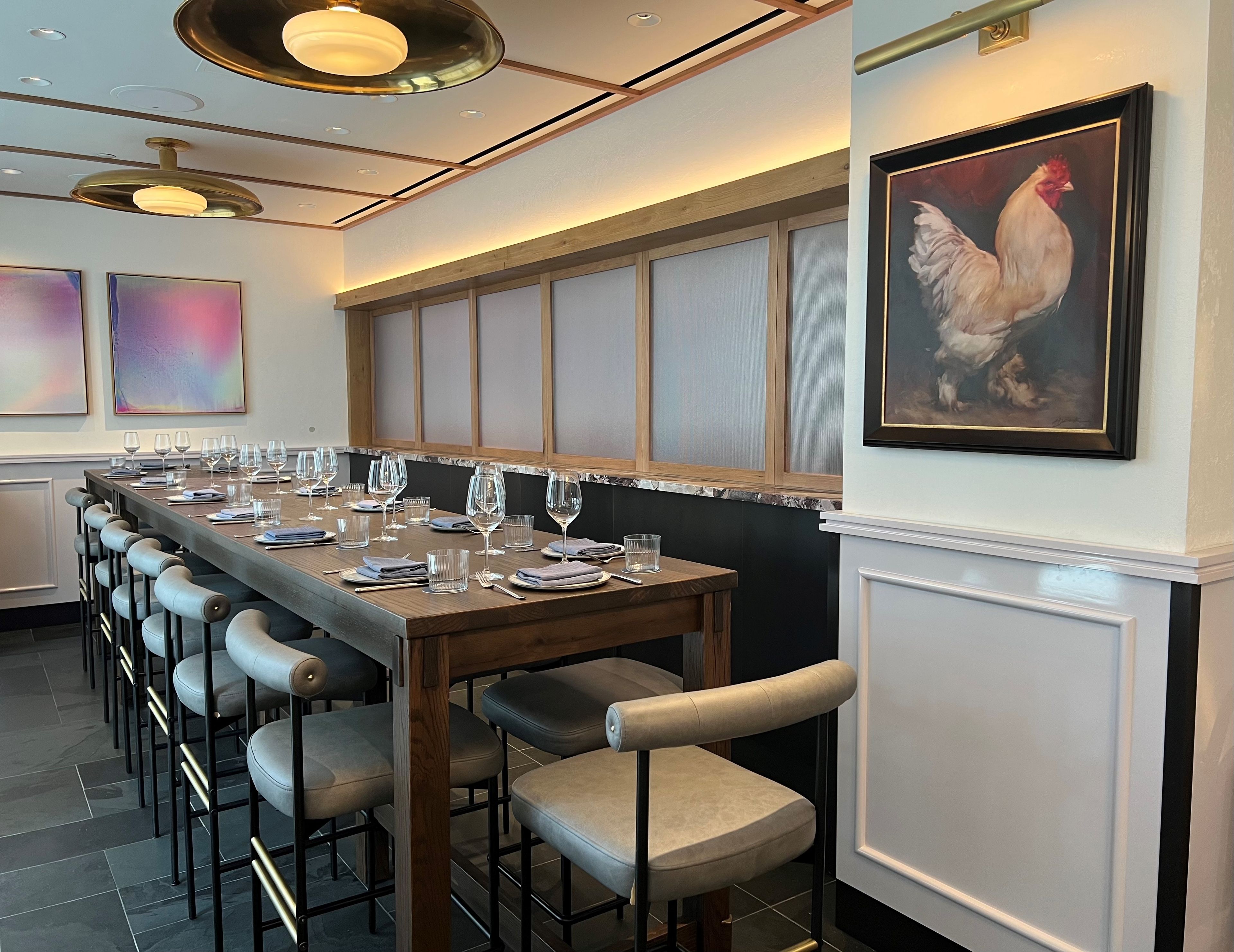 Chef's Table Dining Room, an event space at Greywind Restaurant