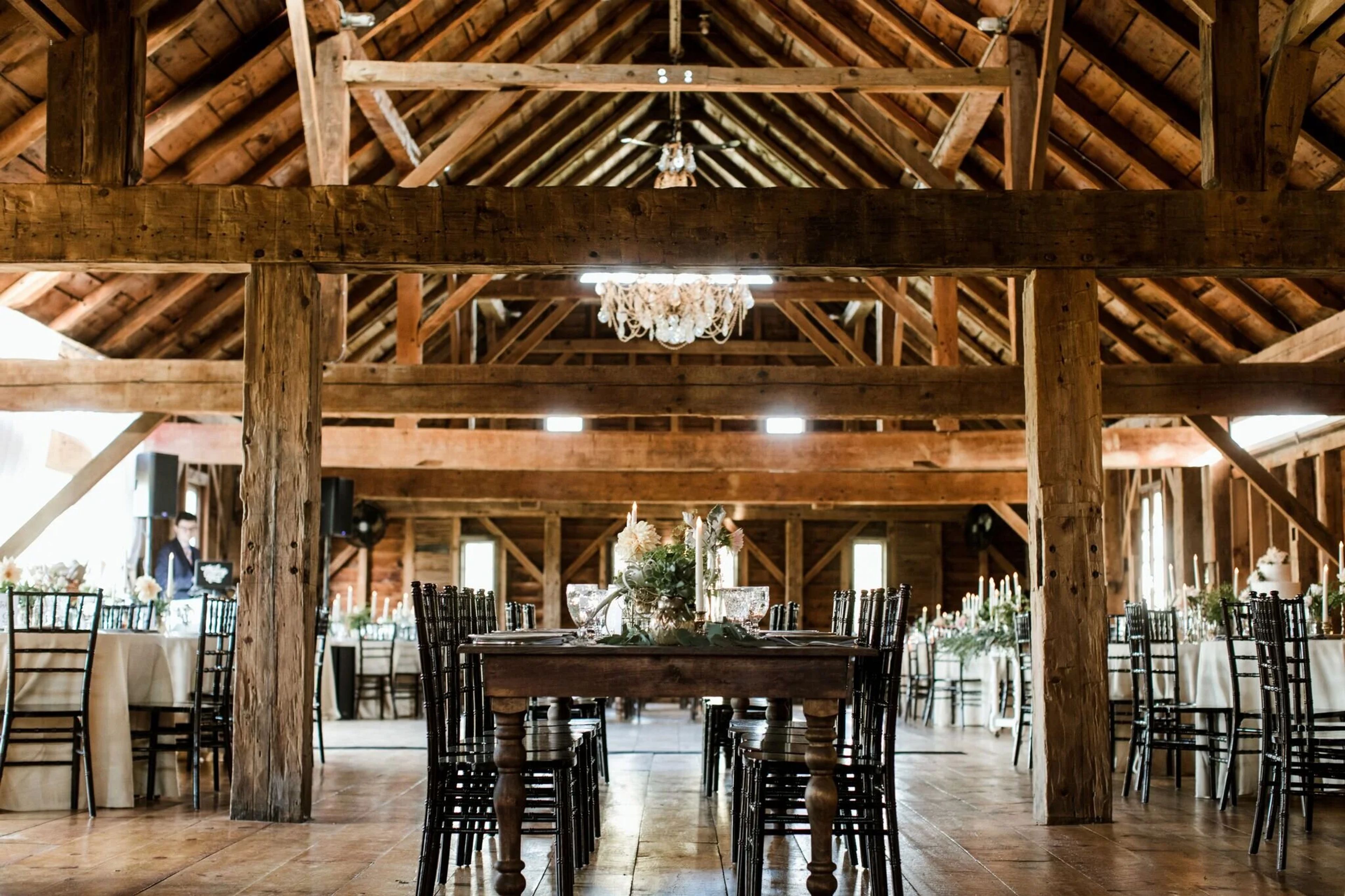 The Wedding Barn, an event space at Wedding Barn at Lakota's Farm