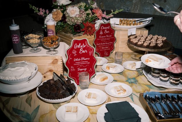 Featured photo from Gamble on Love with this Modern Wedding, Complete with a Casino Room and Late Night Gelato Bar