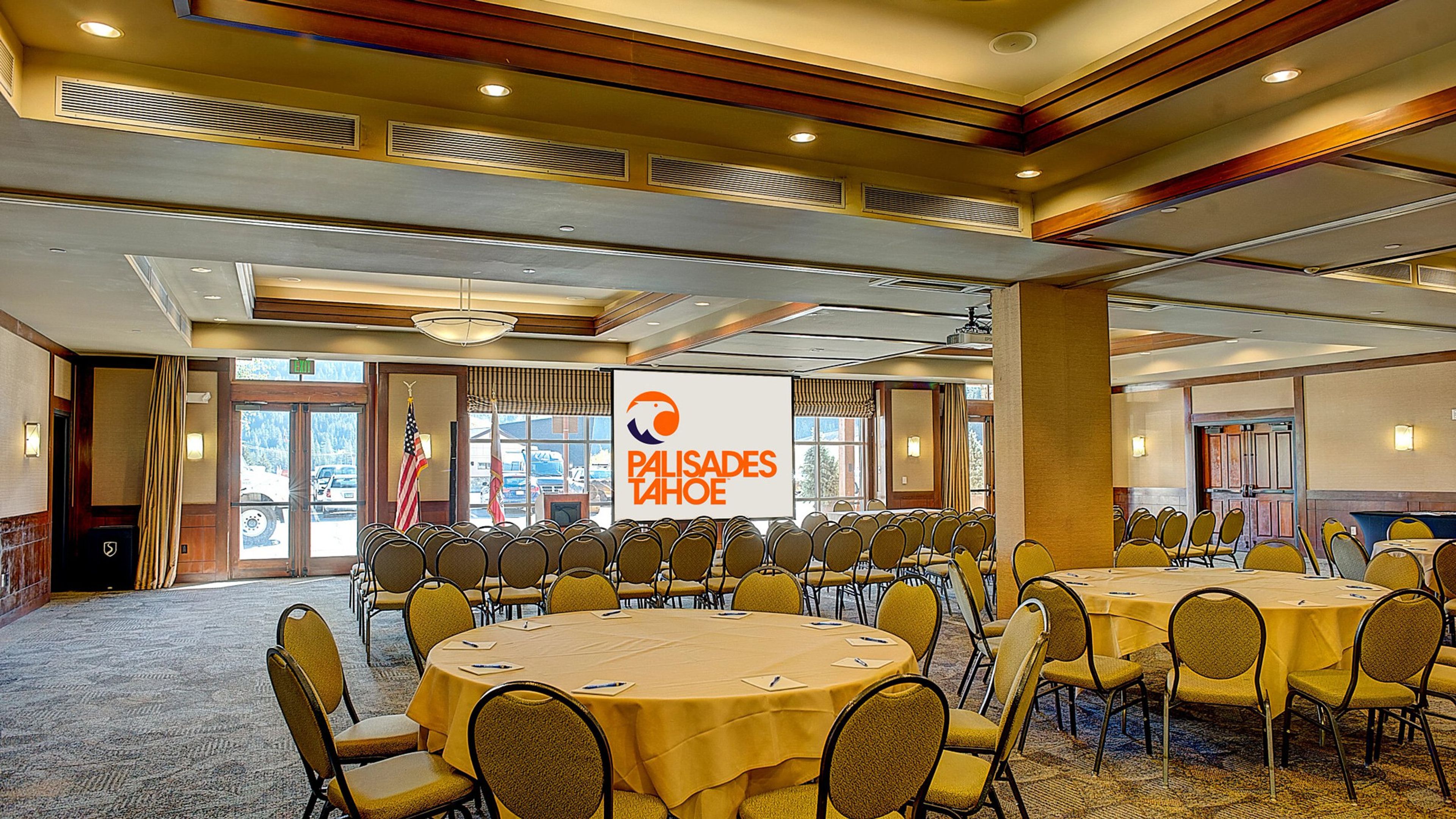 Carlton Ballroom, an event space at Palisades Tahoe