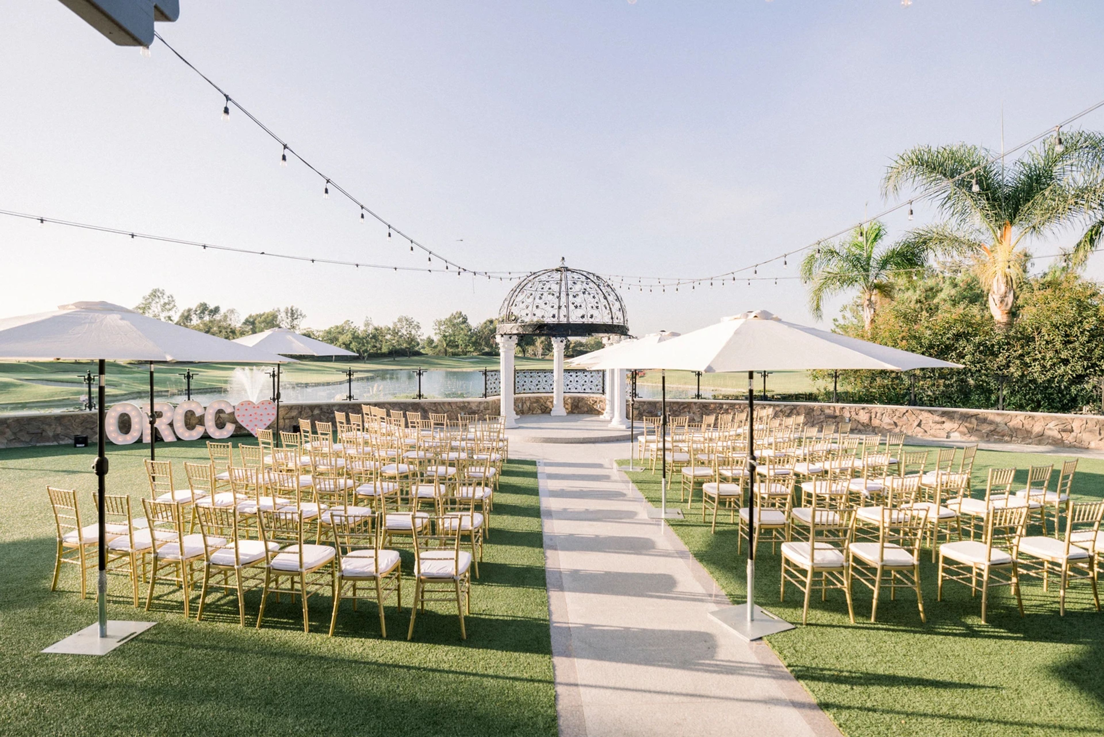 Pavilion*, an event space at Old Ranch Country Club