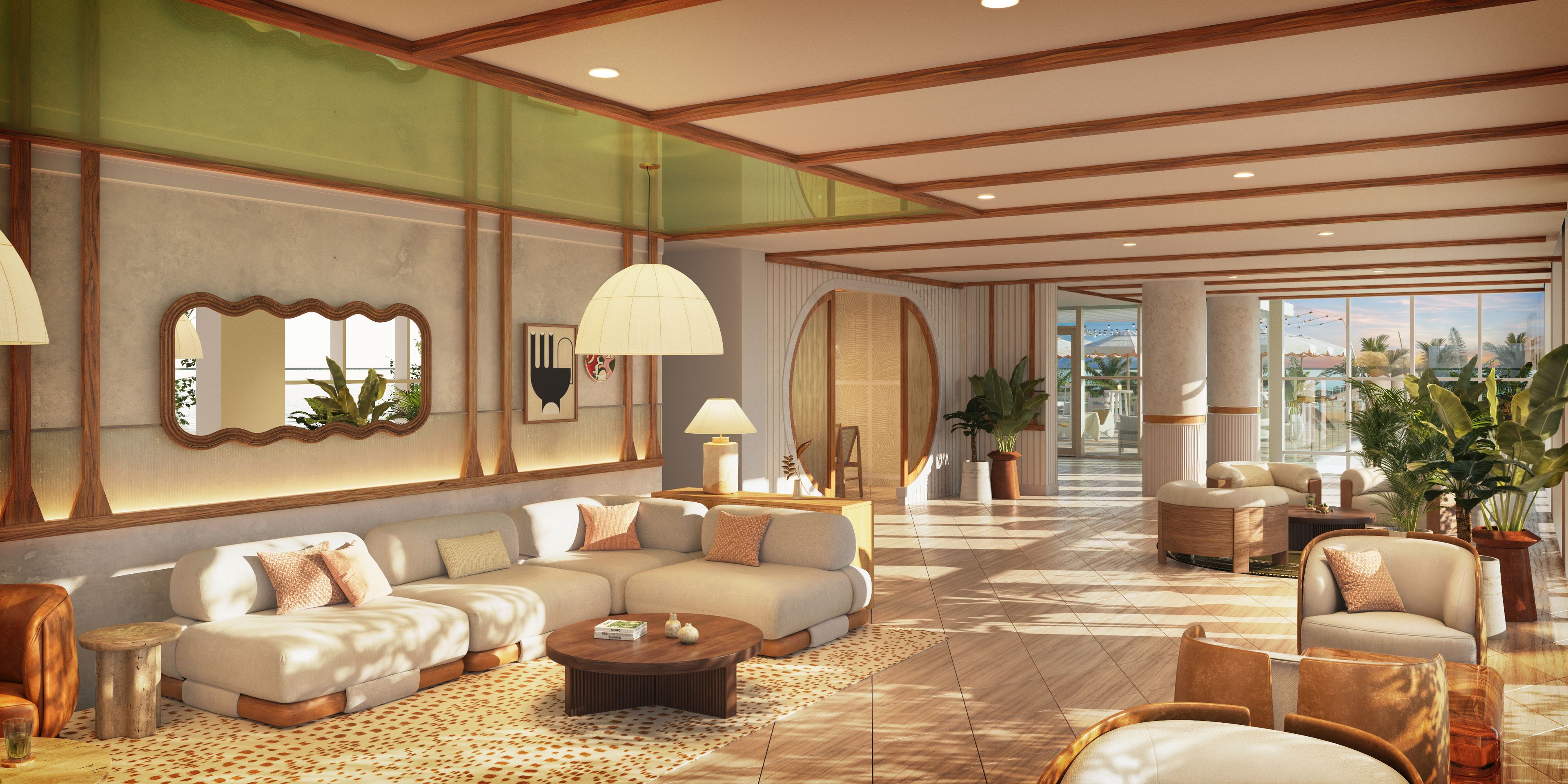 The Atlantic Room, an event space at Royal Palm South Beach