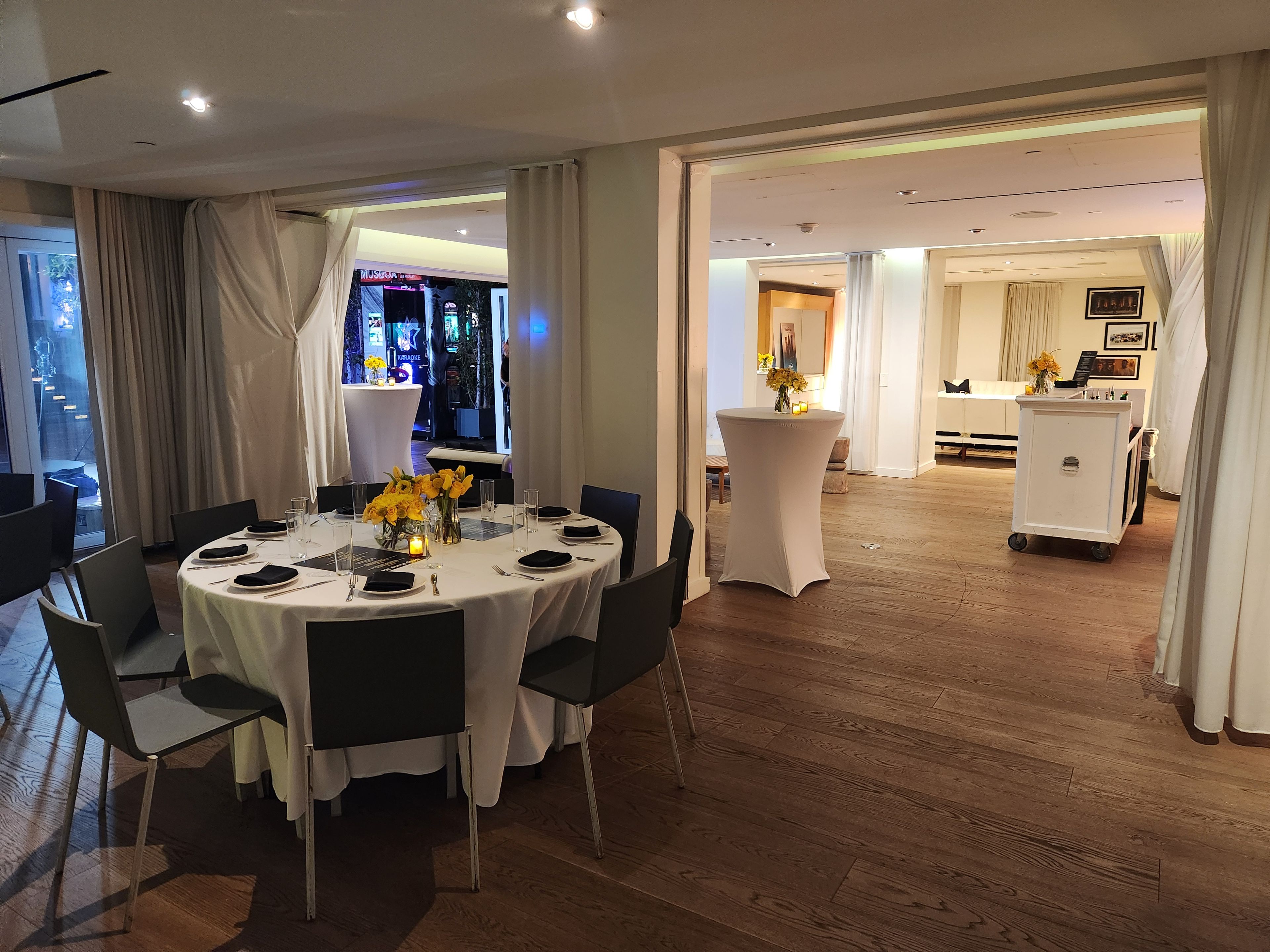 The Cabanas, an event space at The Valorian Hotel, Curio Collection by Hilton