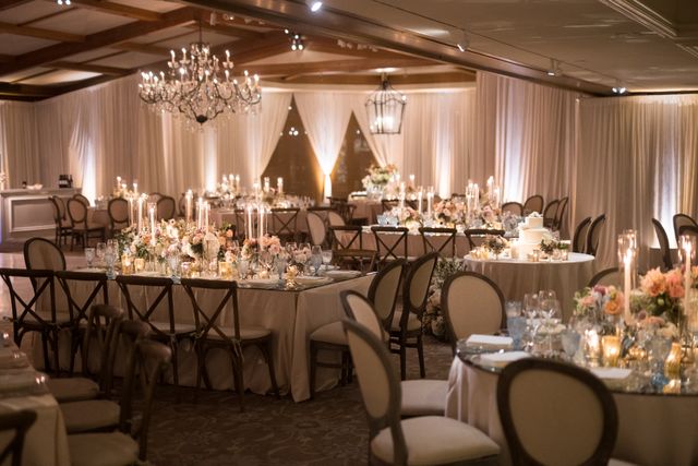 Featured photo from Explore This Refined Los Angeles Wedding Framed by Candlelit Florals and an Intimate Ballroom Ambiance