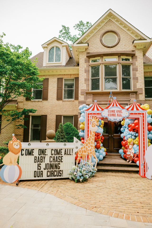Featured photo from Under the Big Top: Circus-Themed Baby Shower