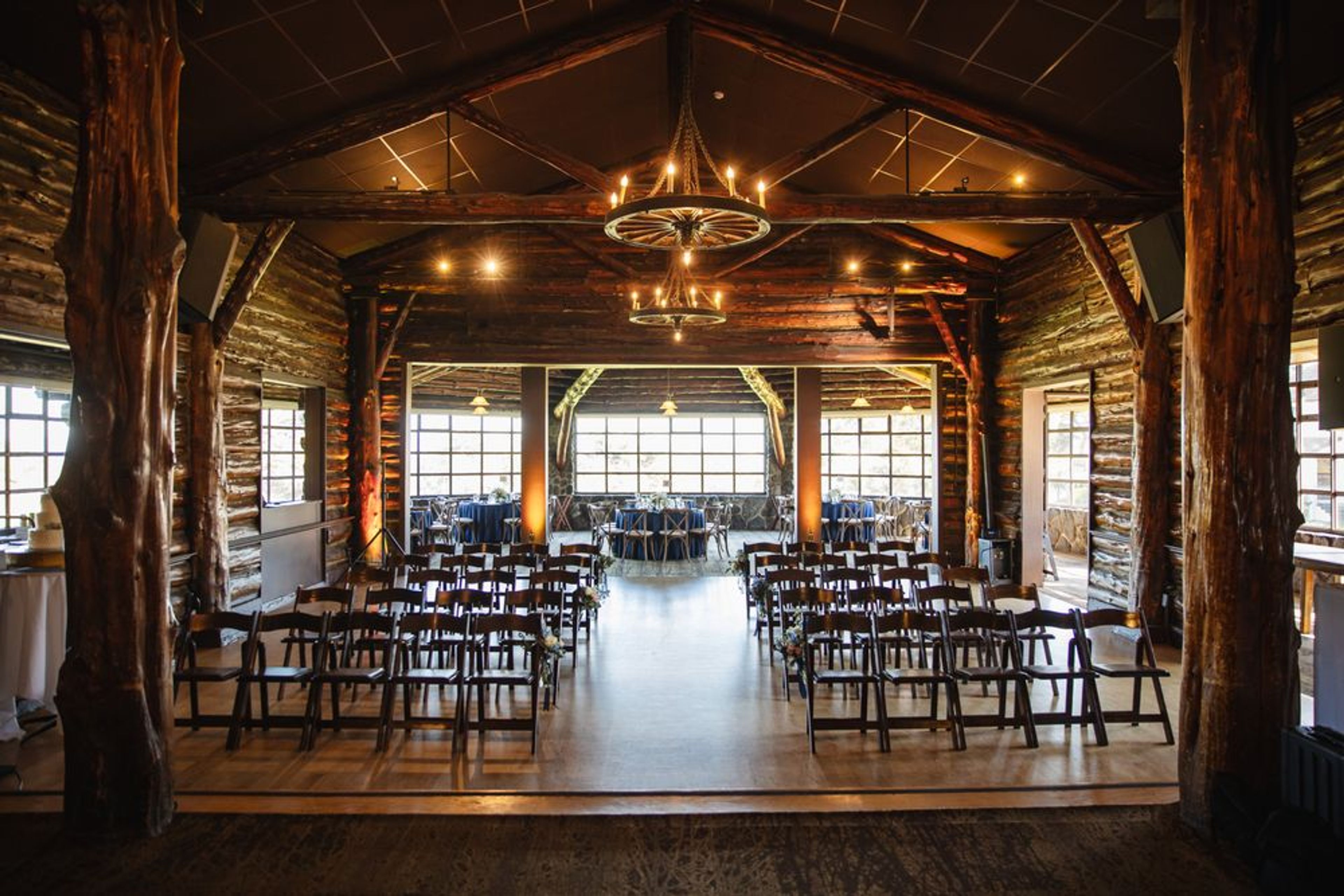 Log Cabin | Reception & Indoor Ceremony, an event space at Log Cabin at the Presidio by Wedgewood Weddings