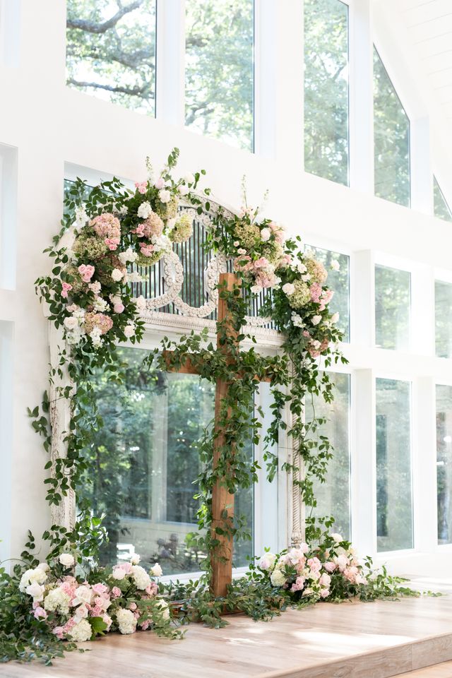 Featured photo from French Farmhouse Chic In Lush Pinks & Greens