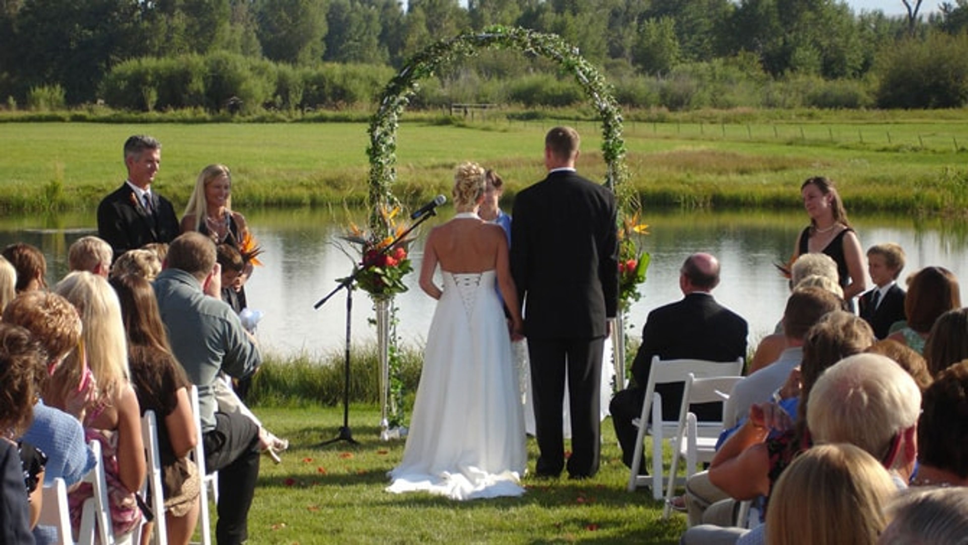 Outdoor Event Areas, an event space at Gallatin River Lodge