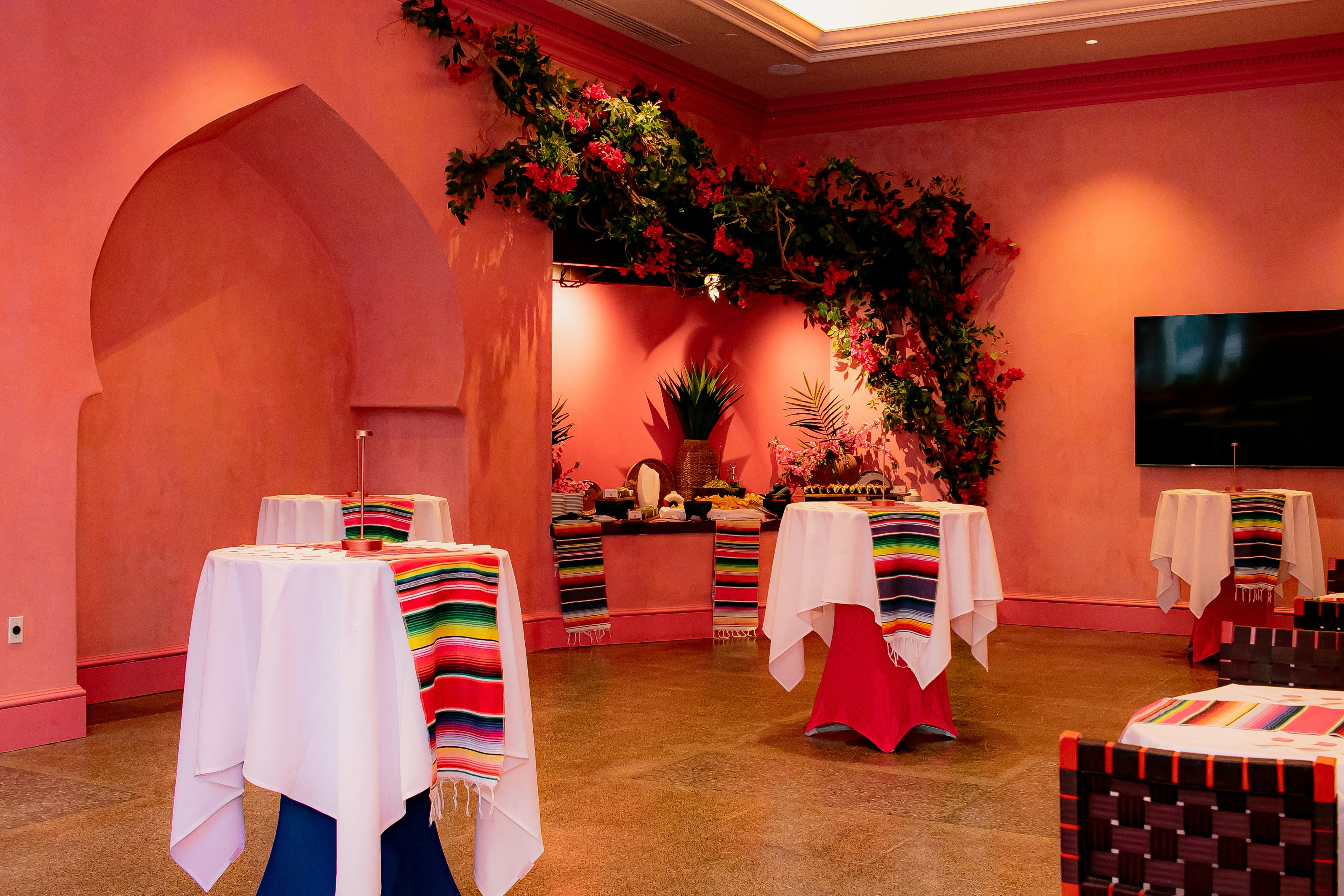 Imperio Room, an event space at Rosa Mexicano at Lincoln Center
