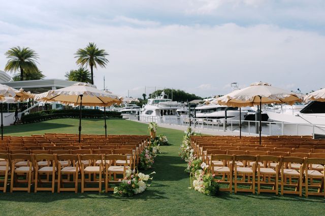 Featured photo from Celebrate This Palm Beach Wedding with Coastal Ceremony Settings and an Elevated Tented Reception