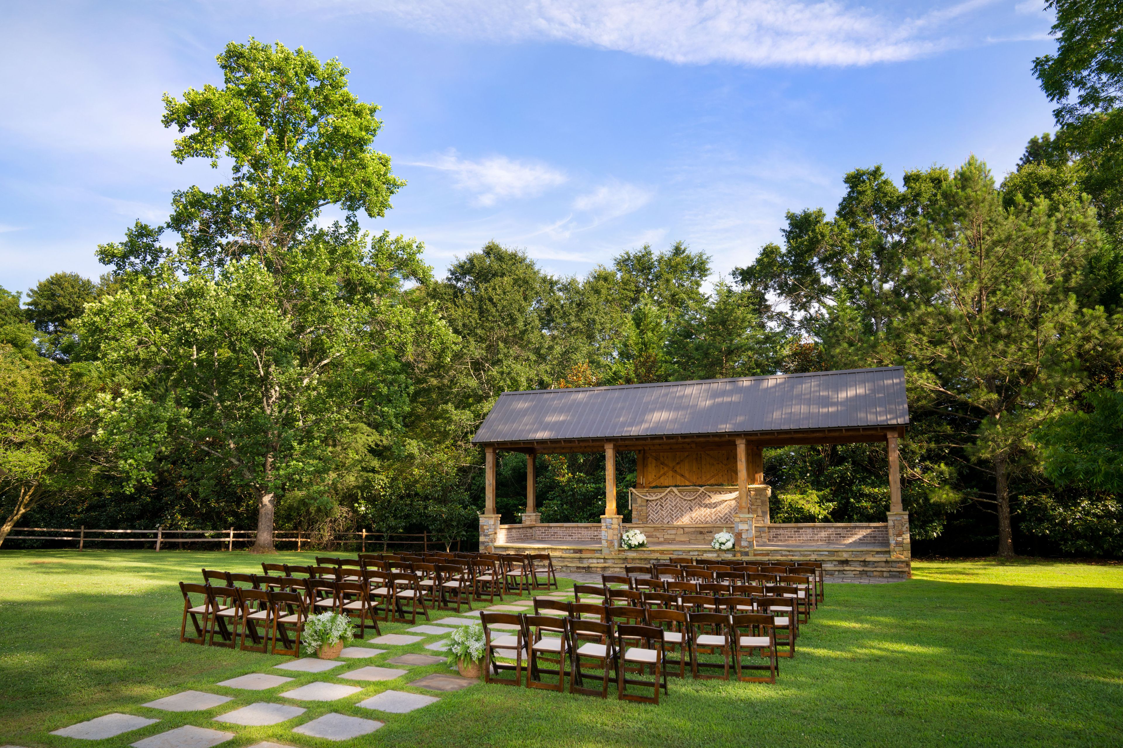 Outdoor / Ceremony Pavilion / Pasture / Grounds, an event space at Vinewood Meadows