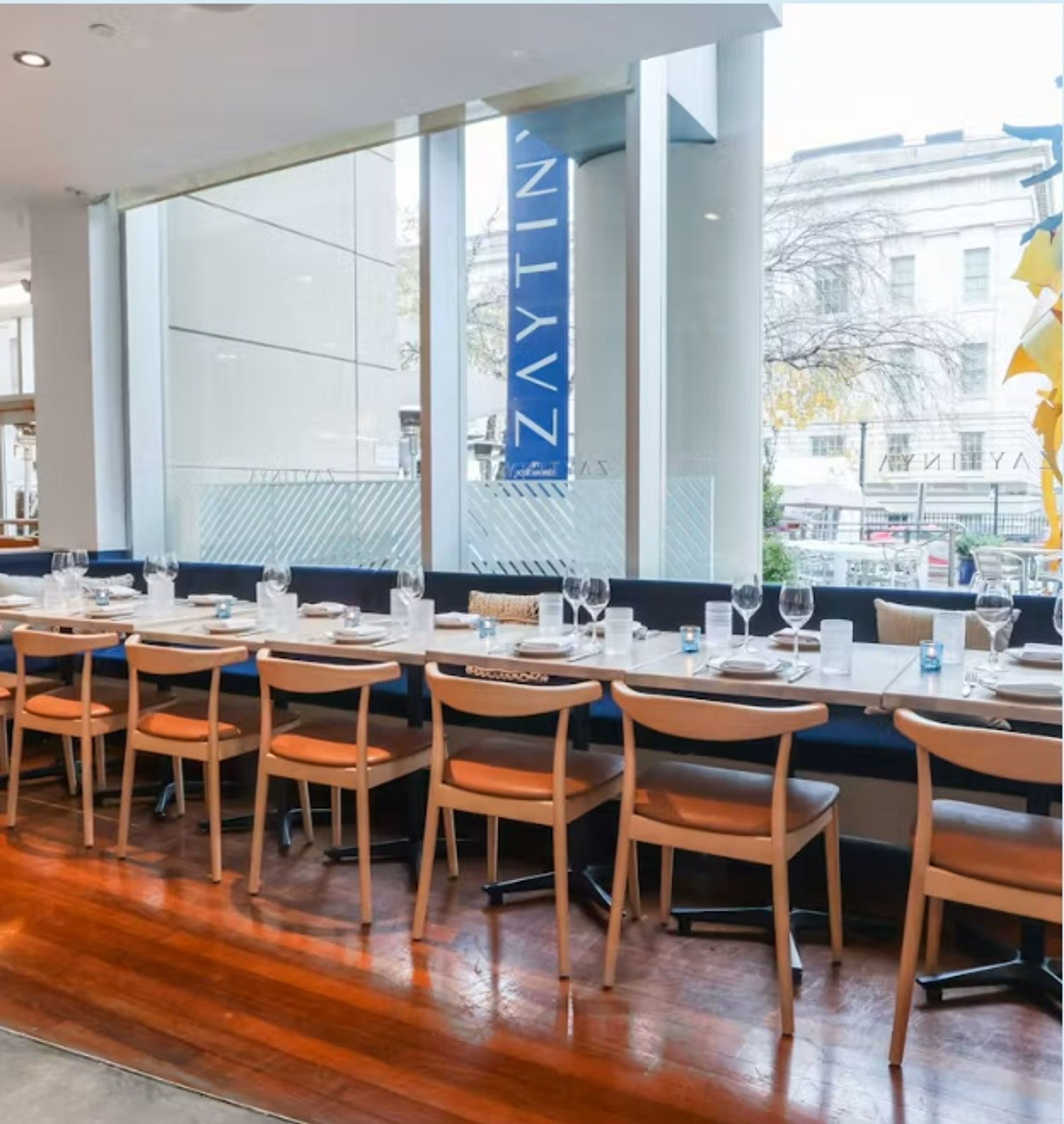 Blue Side Dining Room, an event space at Zaytinya