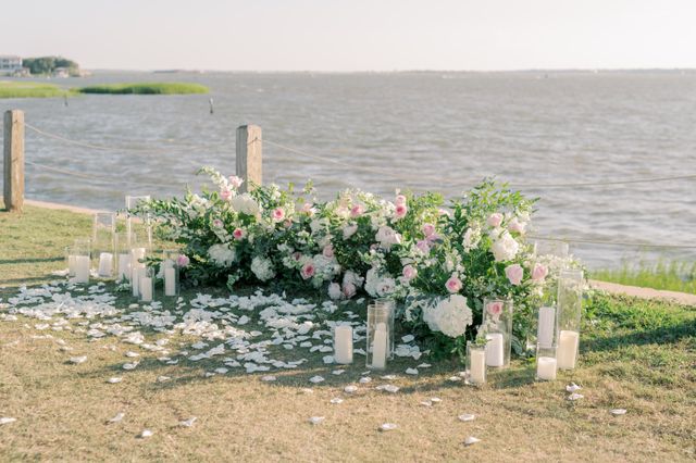 Featured photo from This Golden Hour Proposal Framed by Pale Pink Florals at Mount Pleasant Memorial Waterfront Park Was Meant To Be