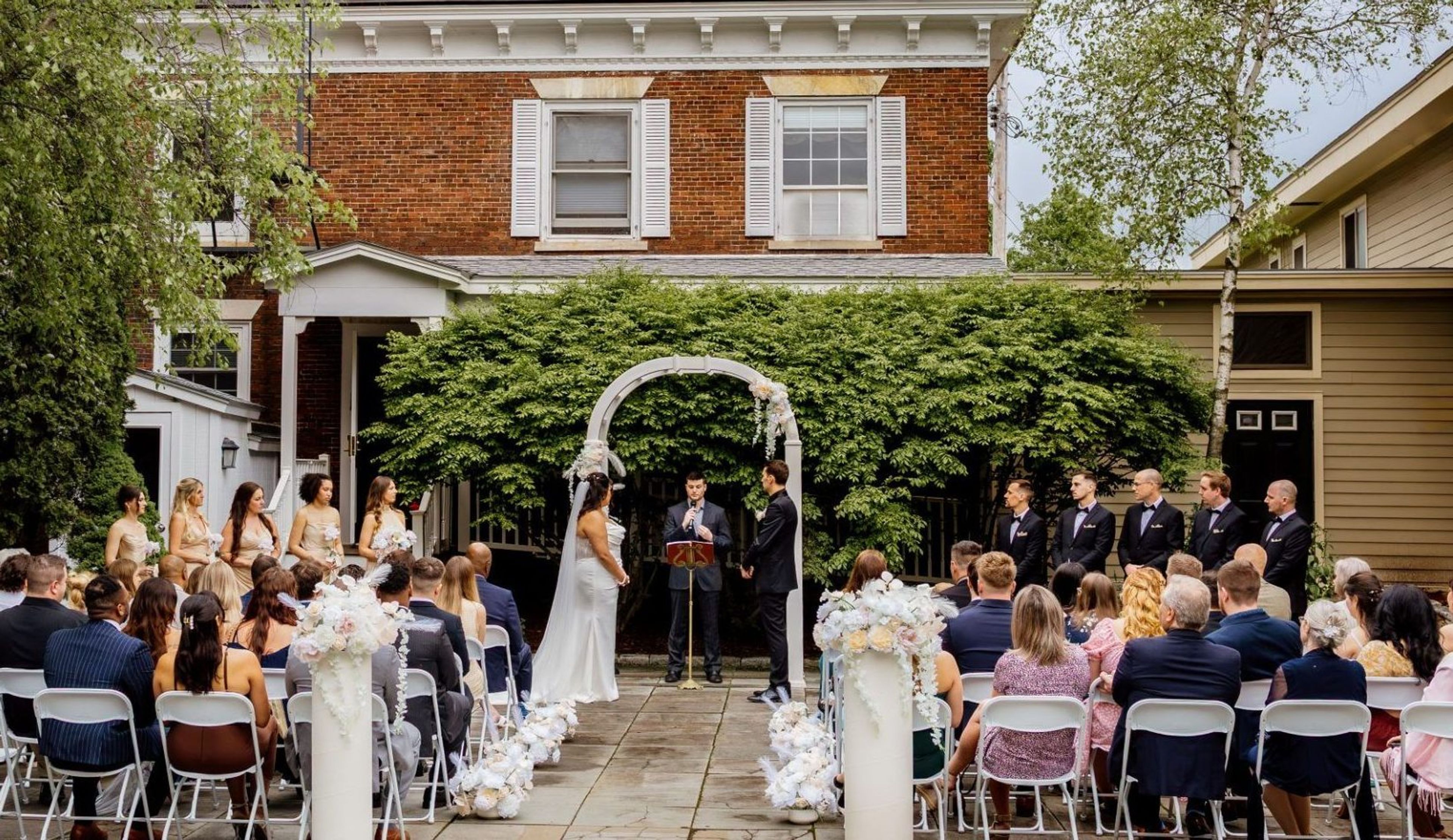 The Courtyard, an event space at Middlebury Inn